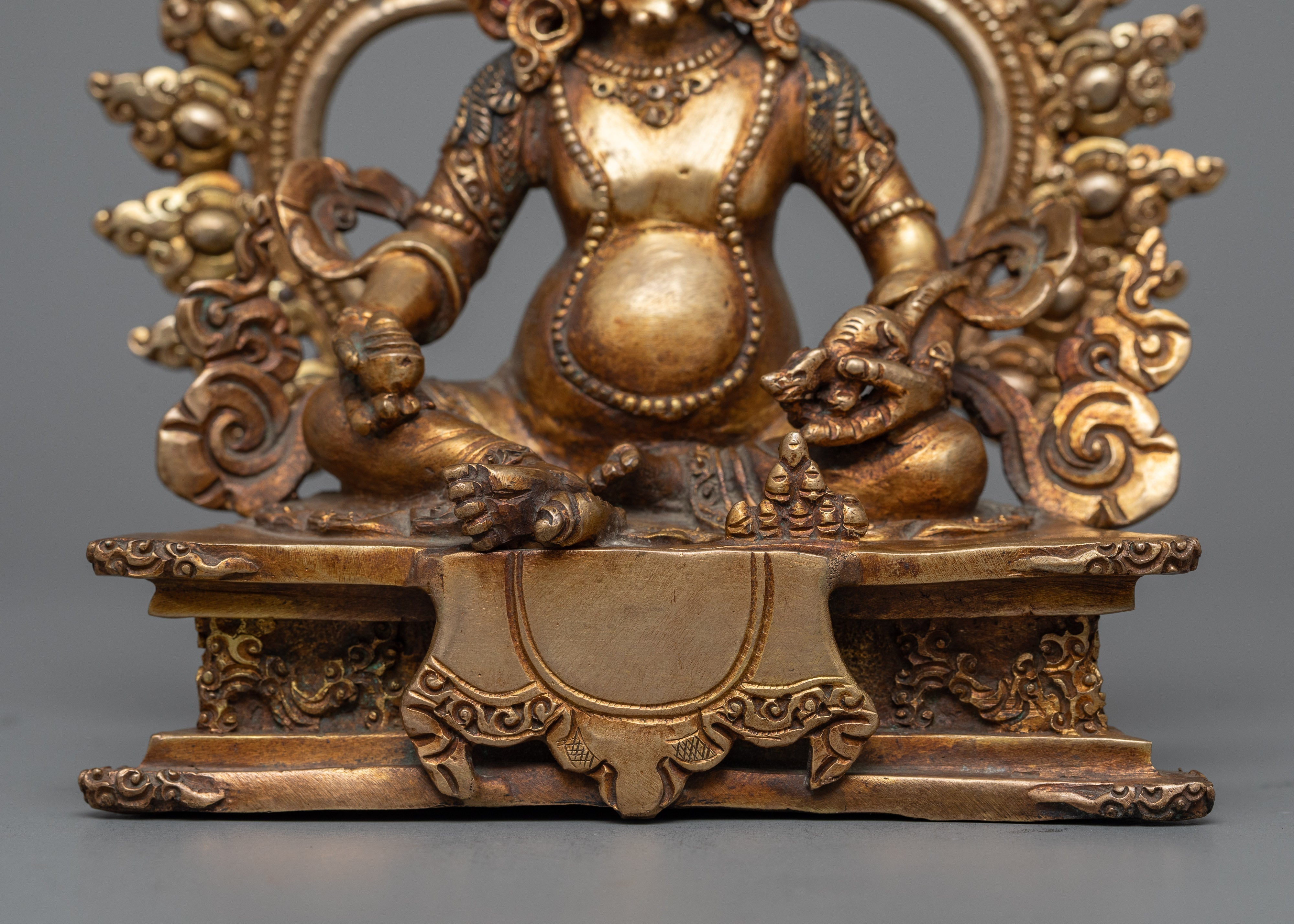 Dzambhala Wealth Buddha Statue | Traditional Nepalese Art