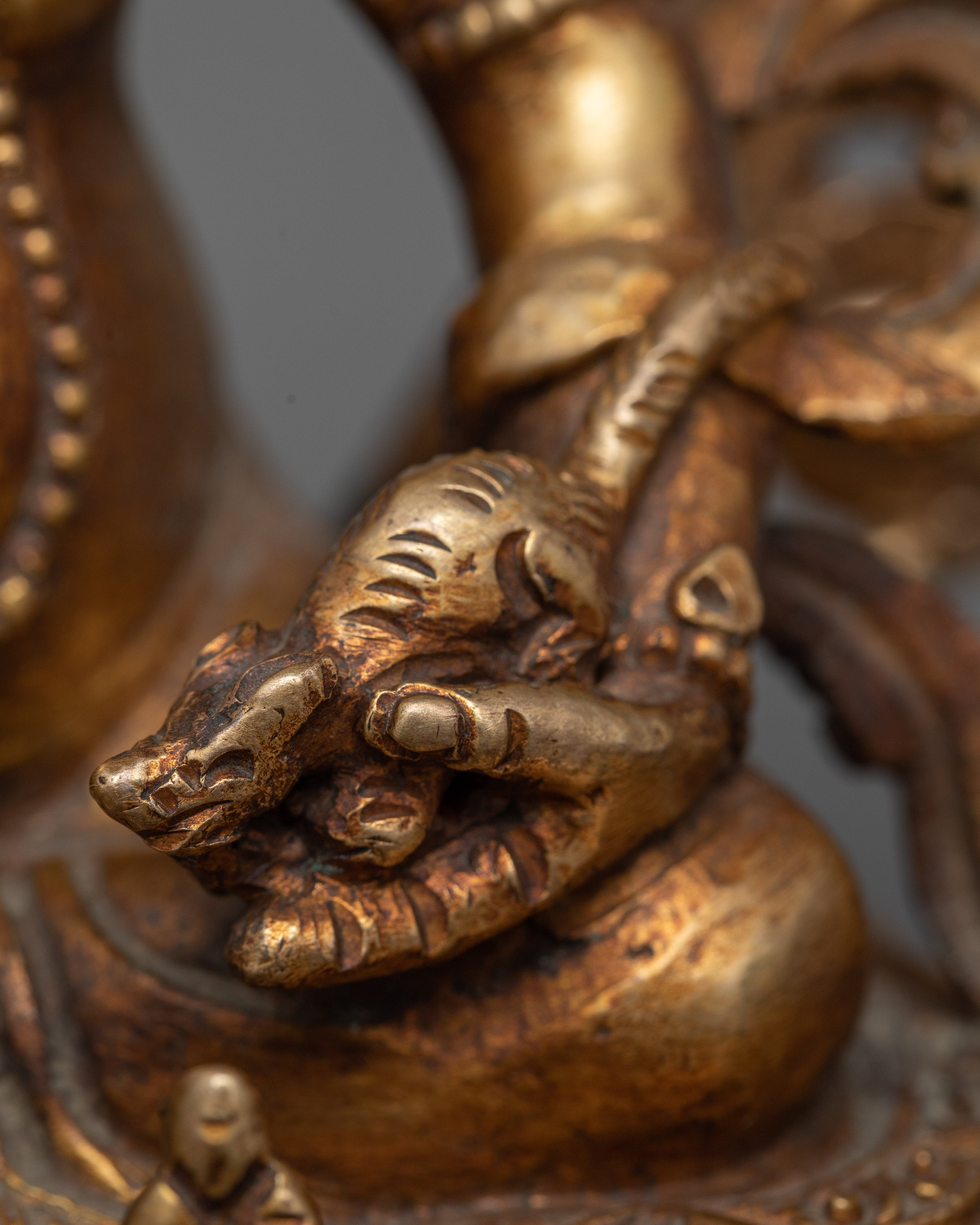 Dzambhala Wealth Buddha Statue | Traditional Nepalese Art