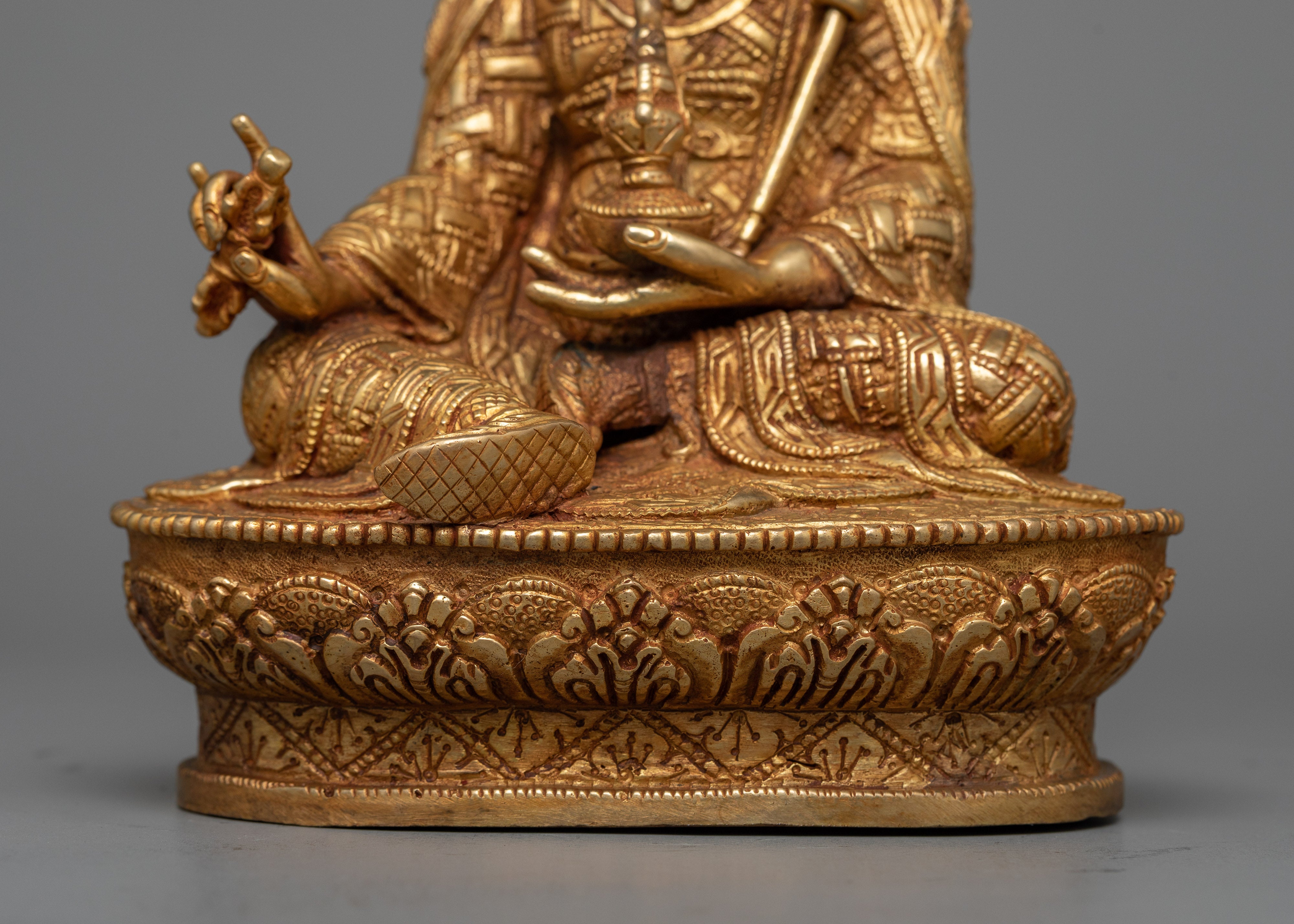 Born From Lotus Guru Rinpoche Statue | Padmasambhava Handmade Sculpture