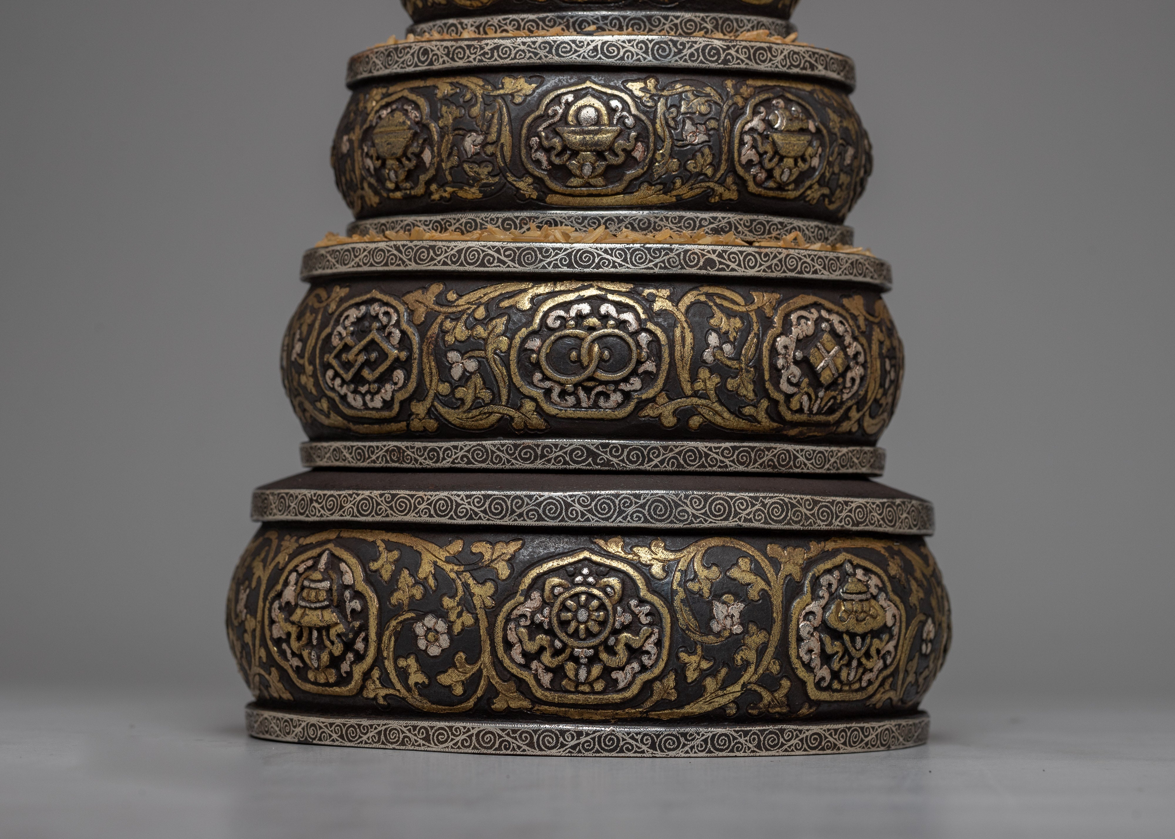 Iron Offering Mandala Set | Perfect for Zen and Dharma Practices