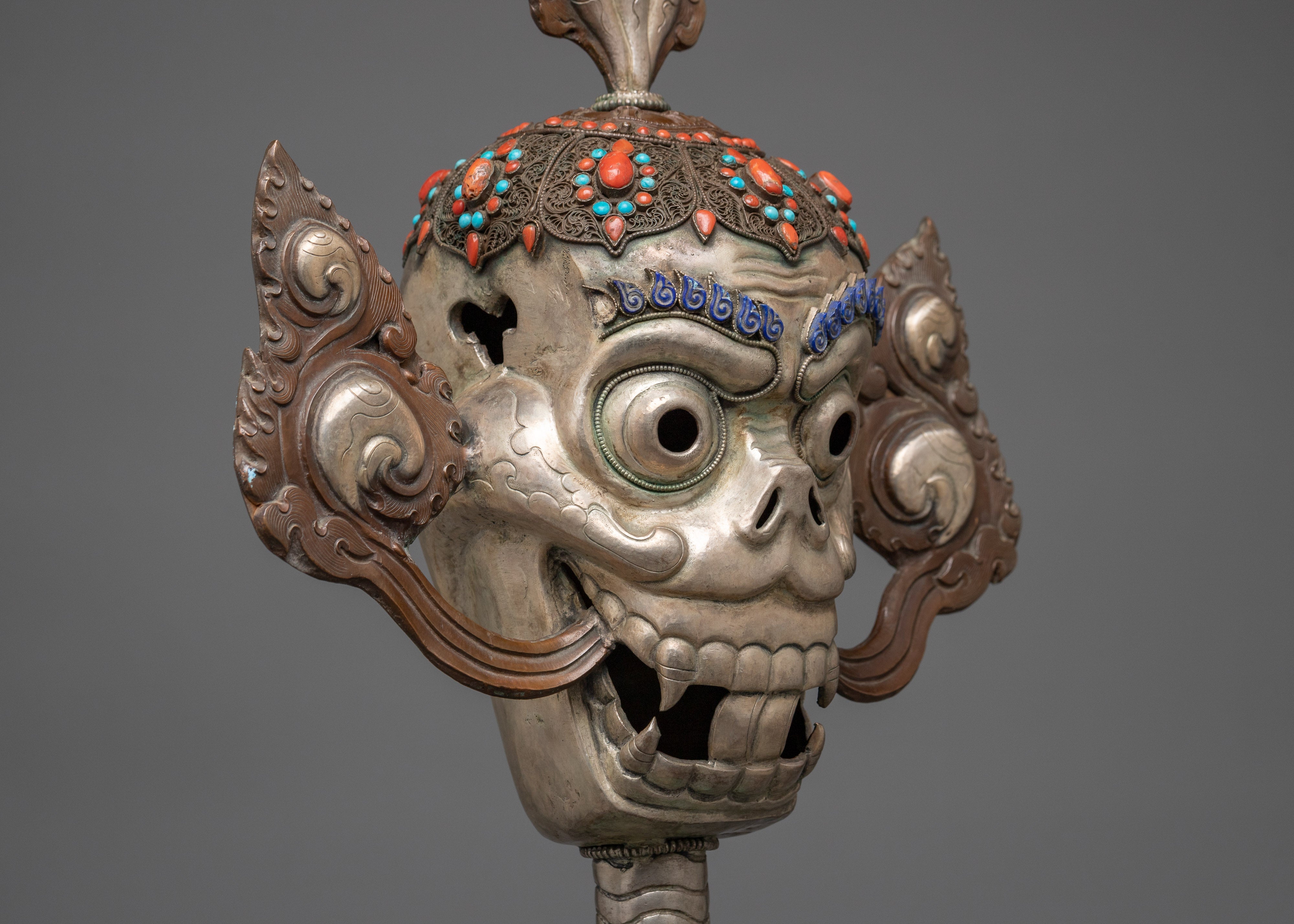 Citipati Skull Altar Set | Handmade Buddhist Altar Art