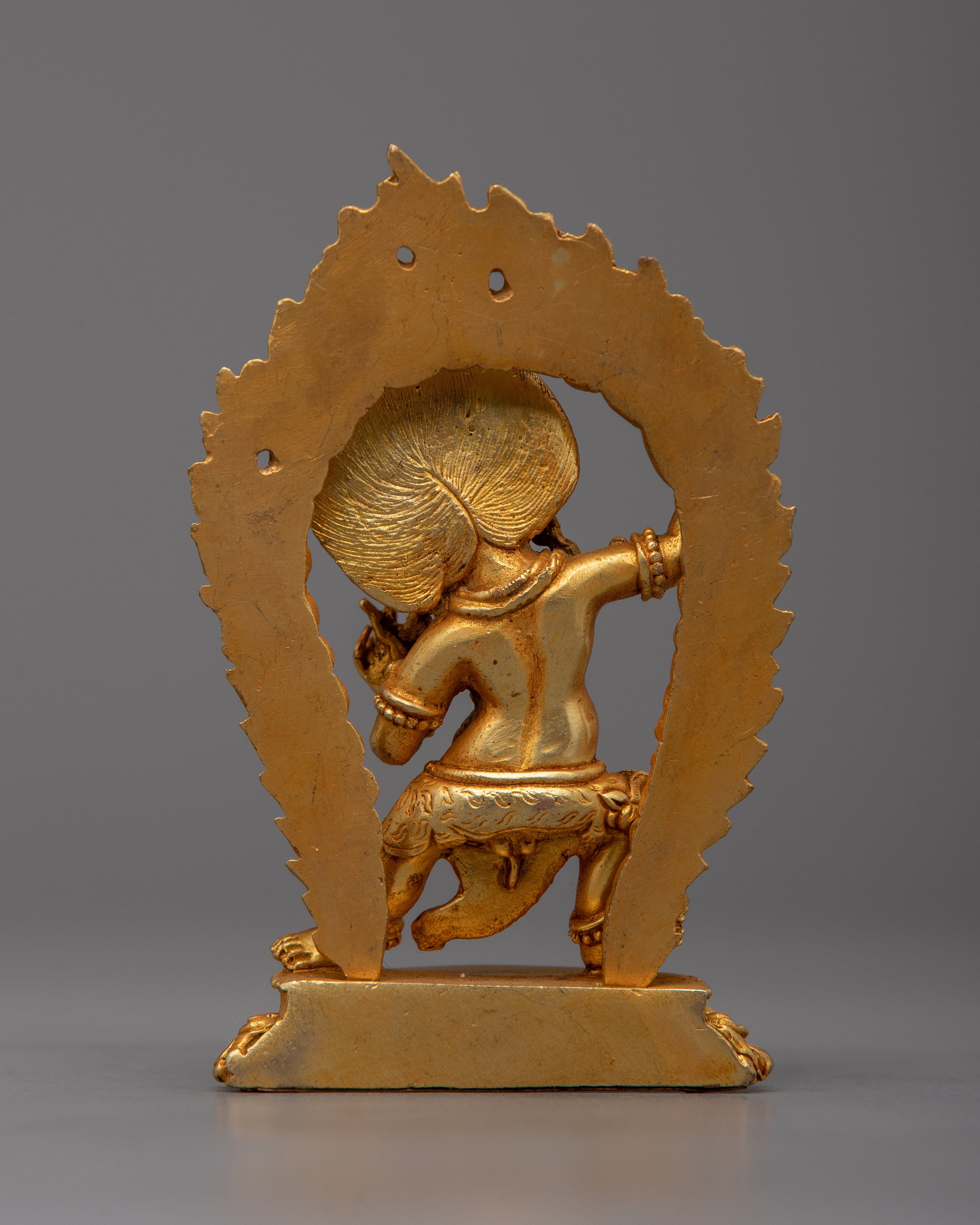 Sacred Vajrapani Figurine in Copper | Machine Made for Divine Protection