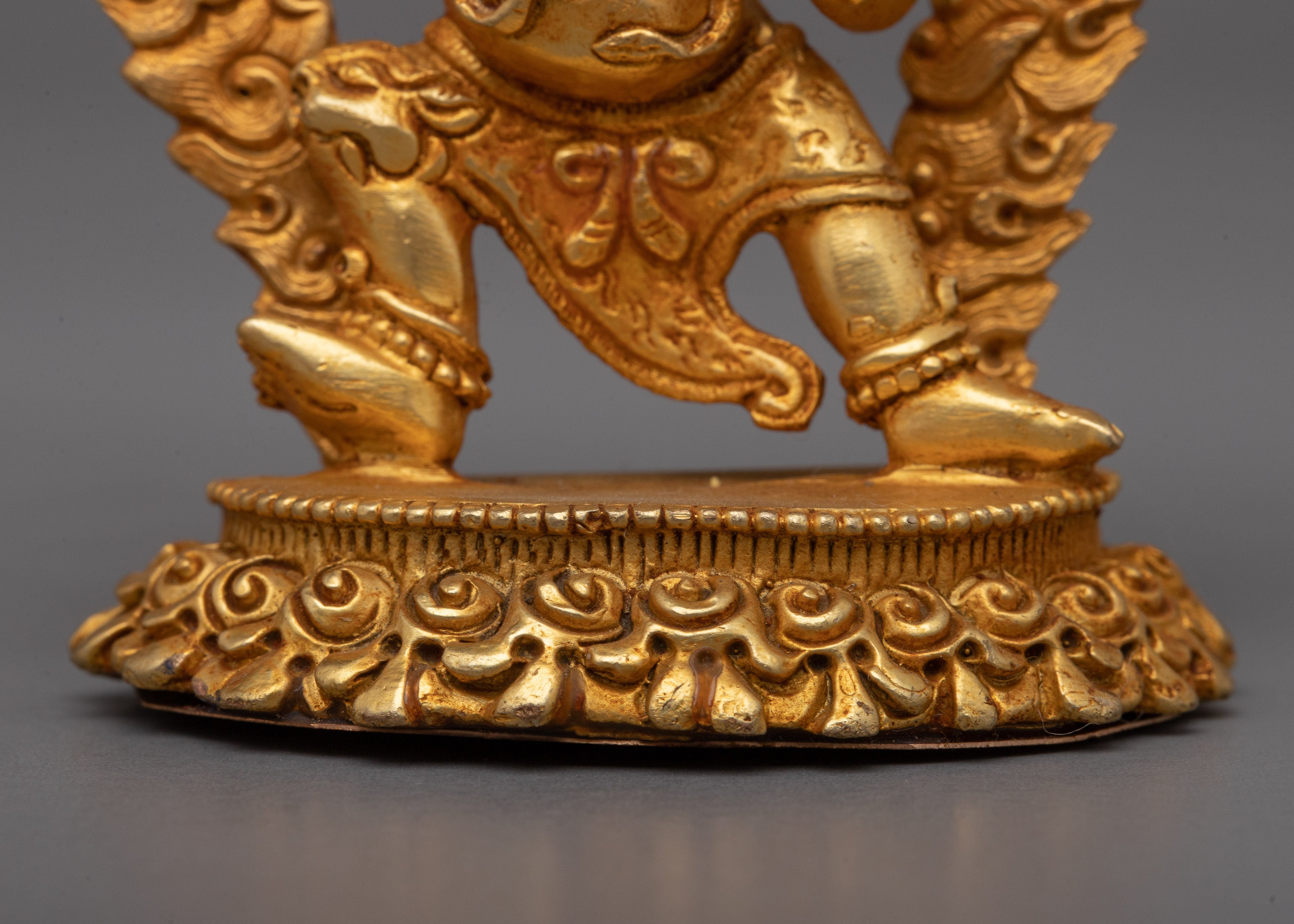 Sacred Vajrapani Figurine in Copper | Machine Made for Divine Protection