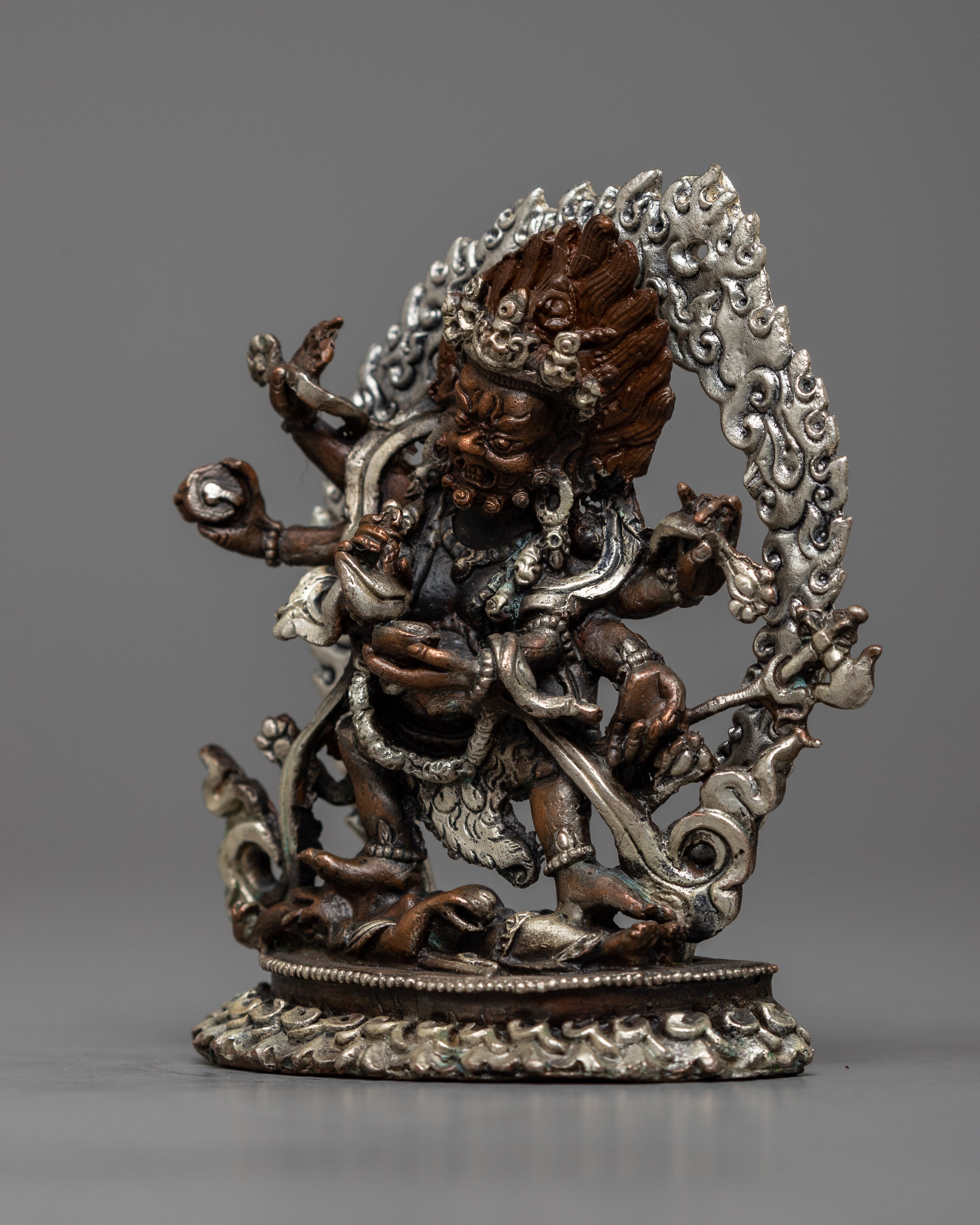 Machine Made Mahakala Statue | Symbol of Fearlessness and Power