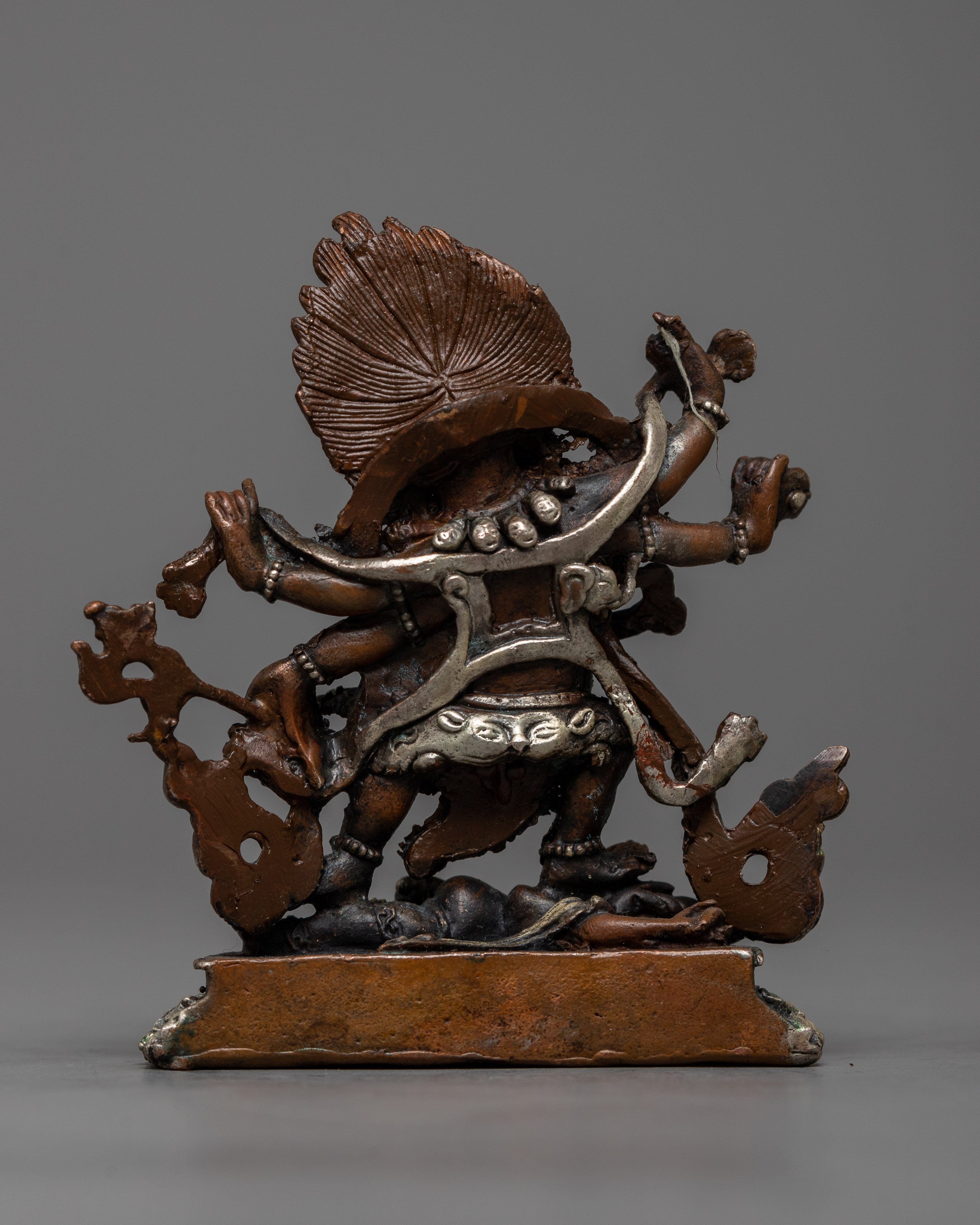 Machine Made Mahakala Statue | Symbol of Fearlessness and Power