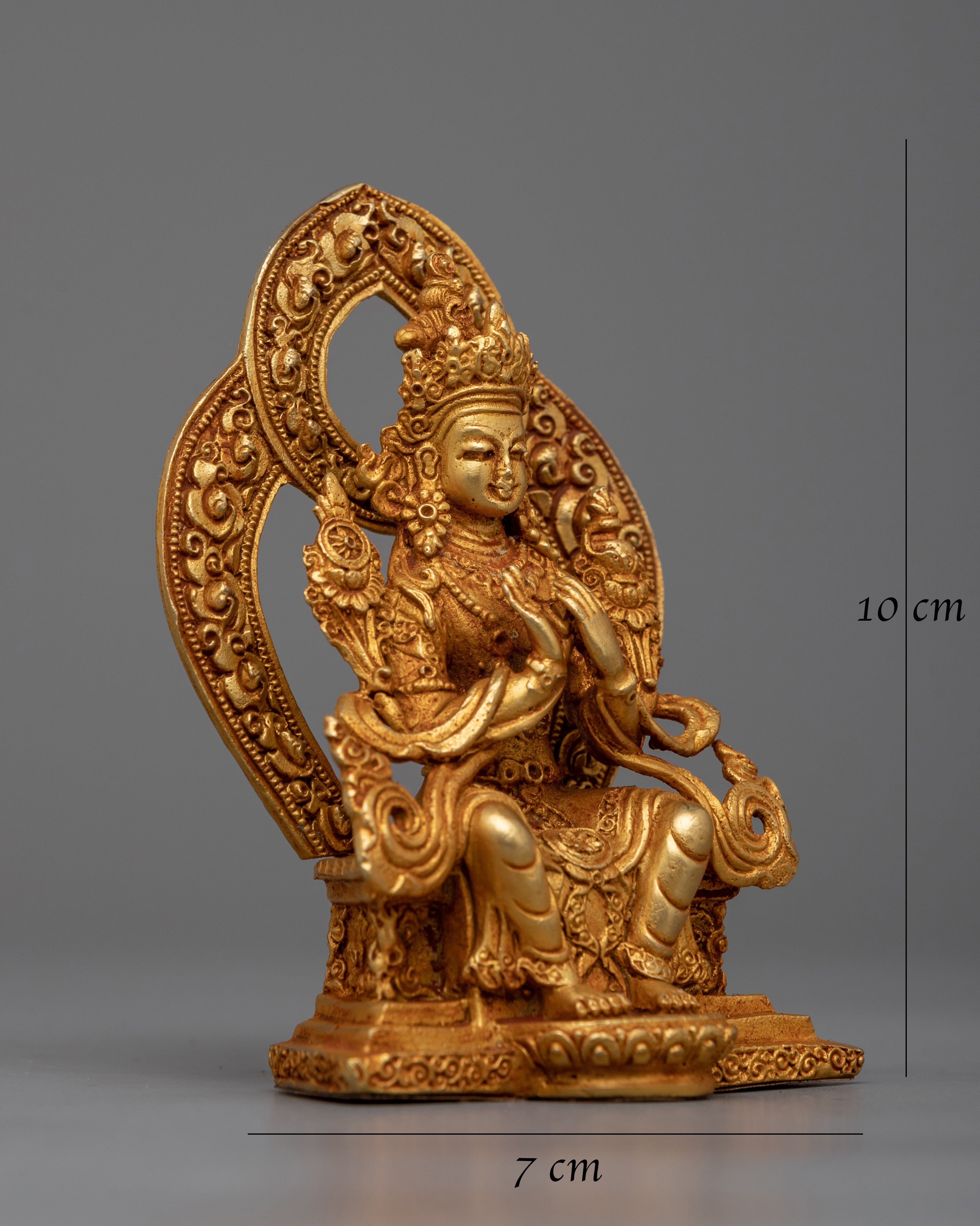 Maitreya Buddha Copper Statue | Future Buddha of Love and Kindness