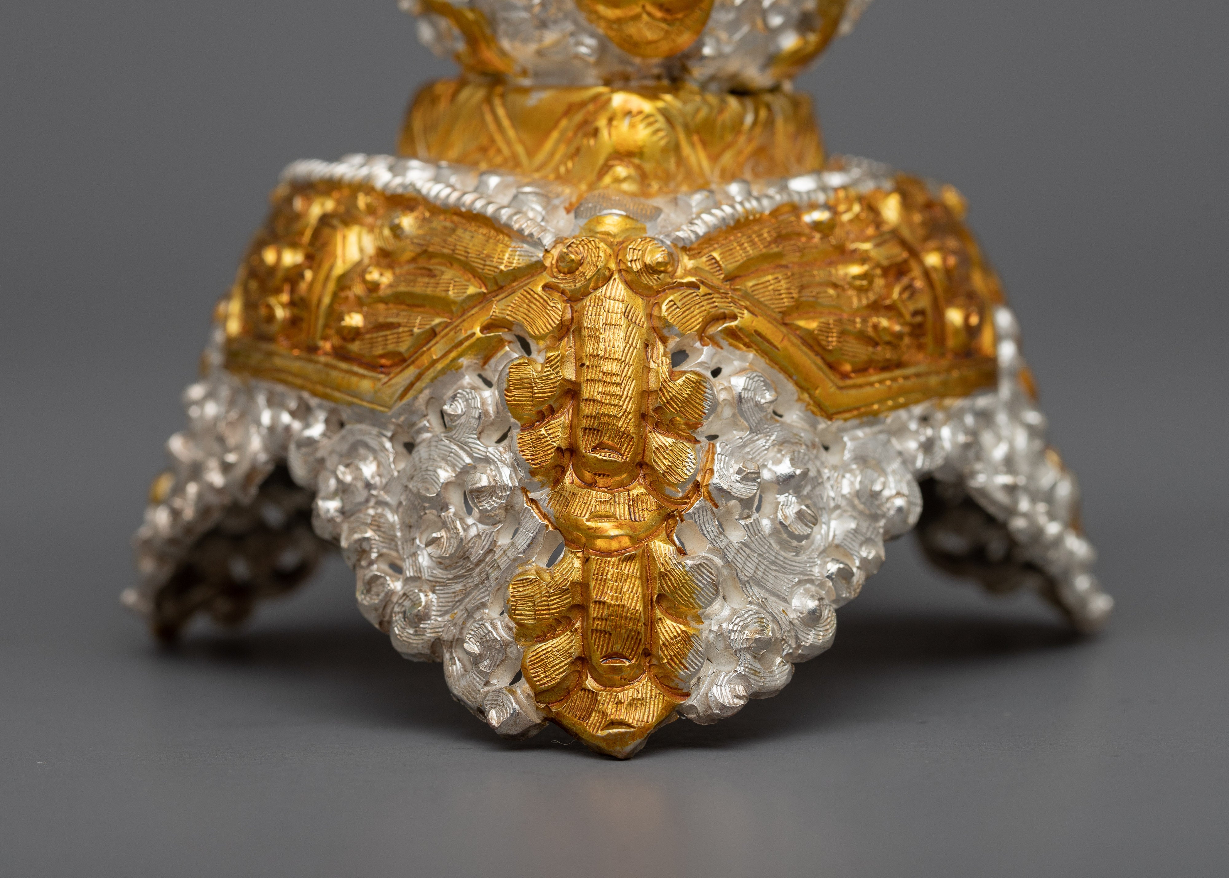 Copper Kapala Skull Cup Set | Essential Vessels for Tibetan Buddhist Altars