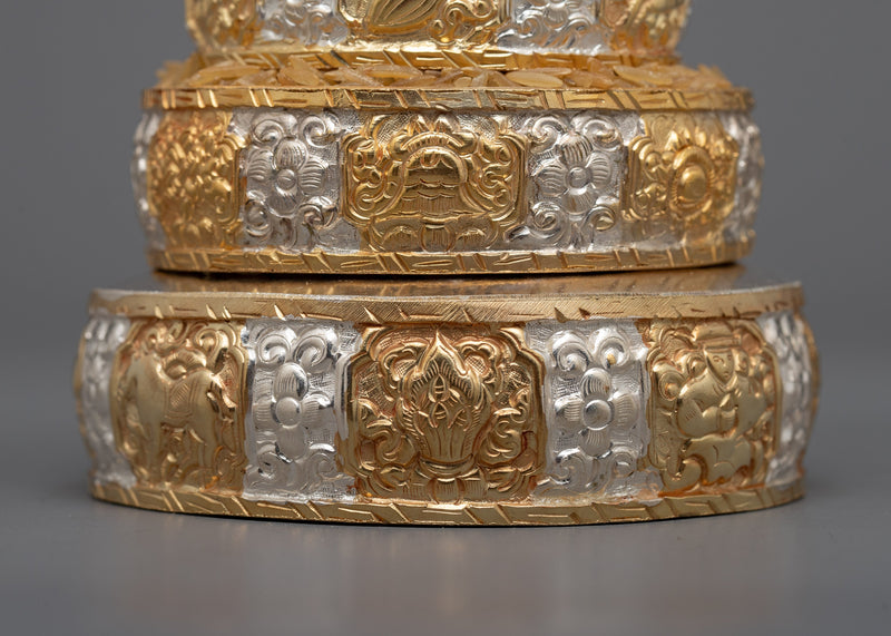 Copper Mandala Offering | High-Quality Craftsmanship for Sacred Ceremonies