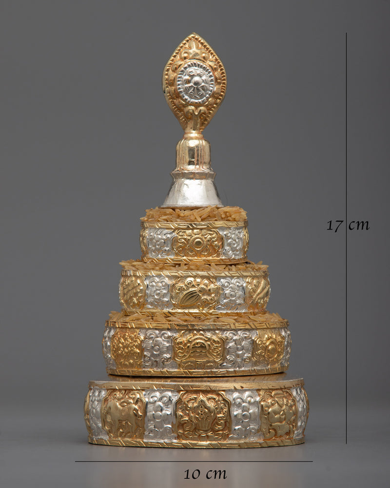 Copper Mandala Offering | High-Quality Craftsmanship for Sacred Ceremonies