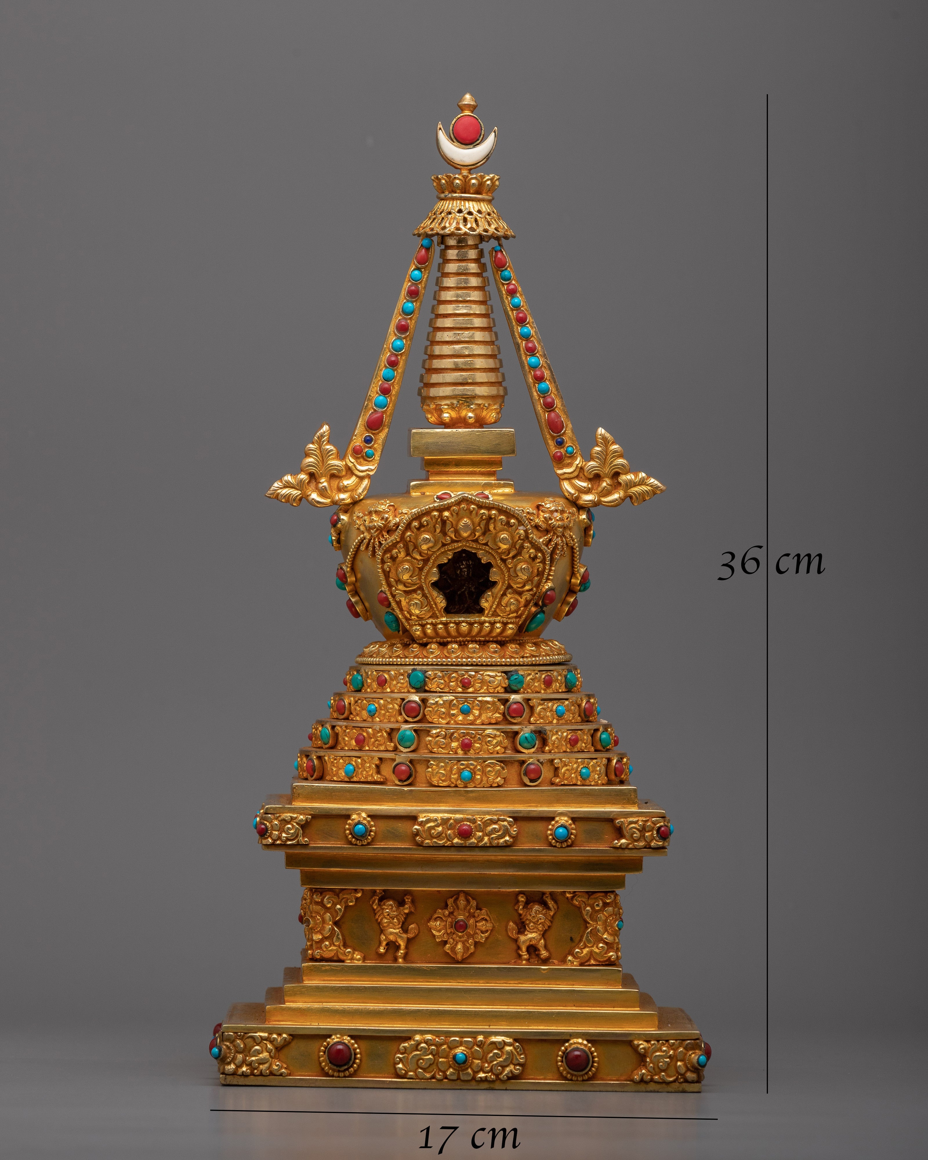 Luxurious Handmade Stupa | Elegant Office Decor