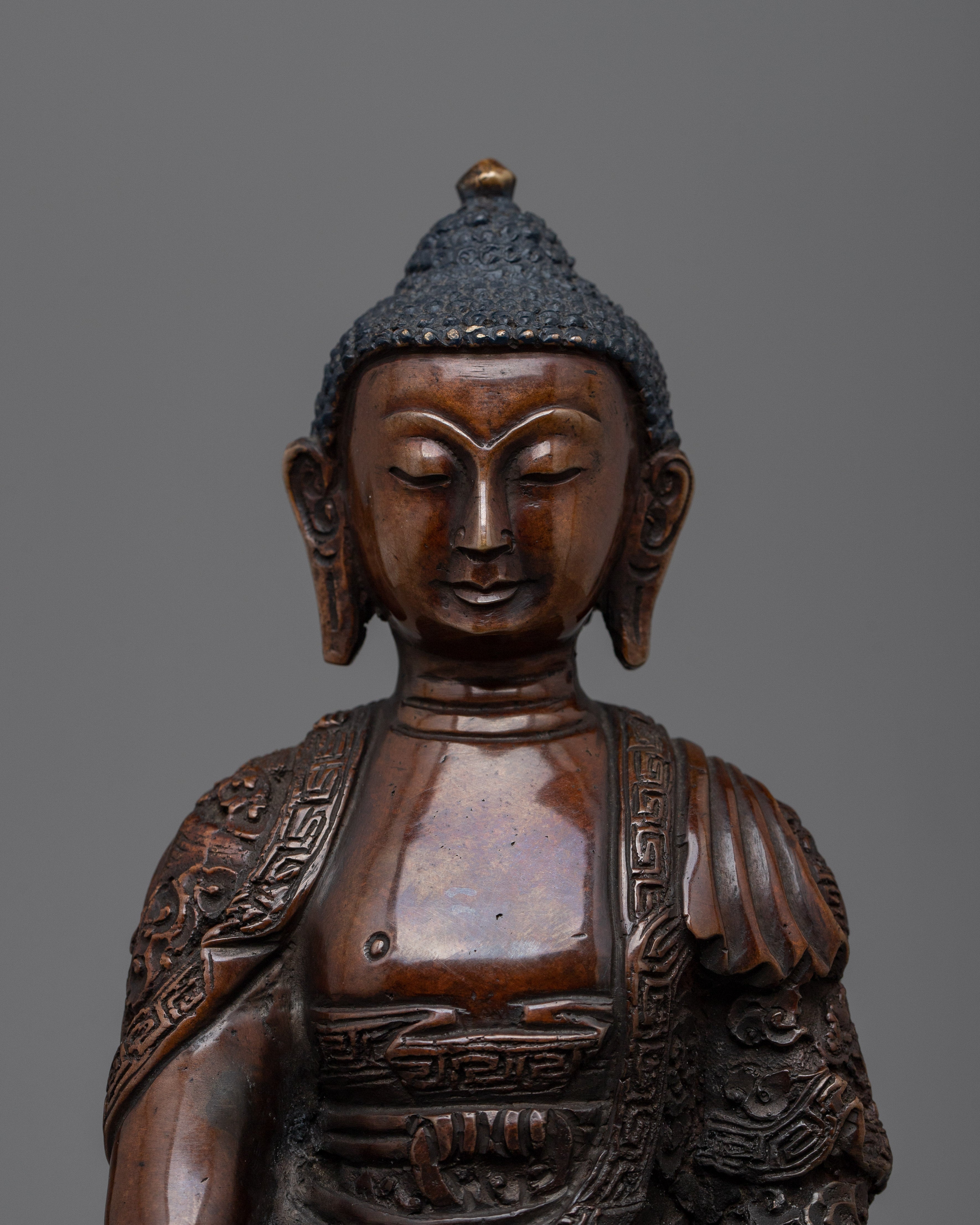 Amitabha Buddha Copper Statue | Enhance Your Altar with Buddhist Wisdom