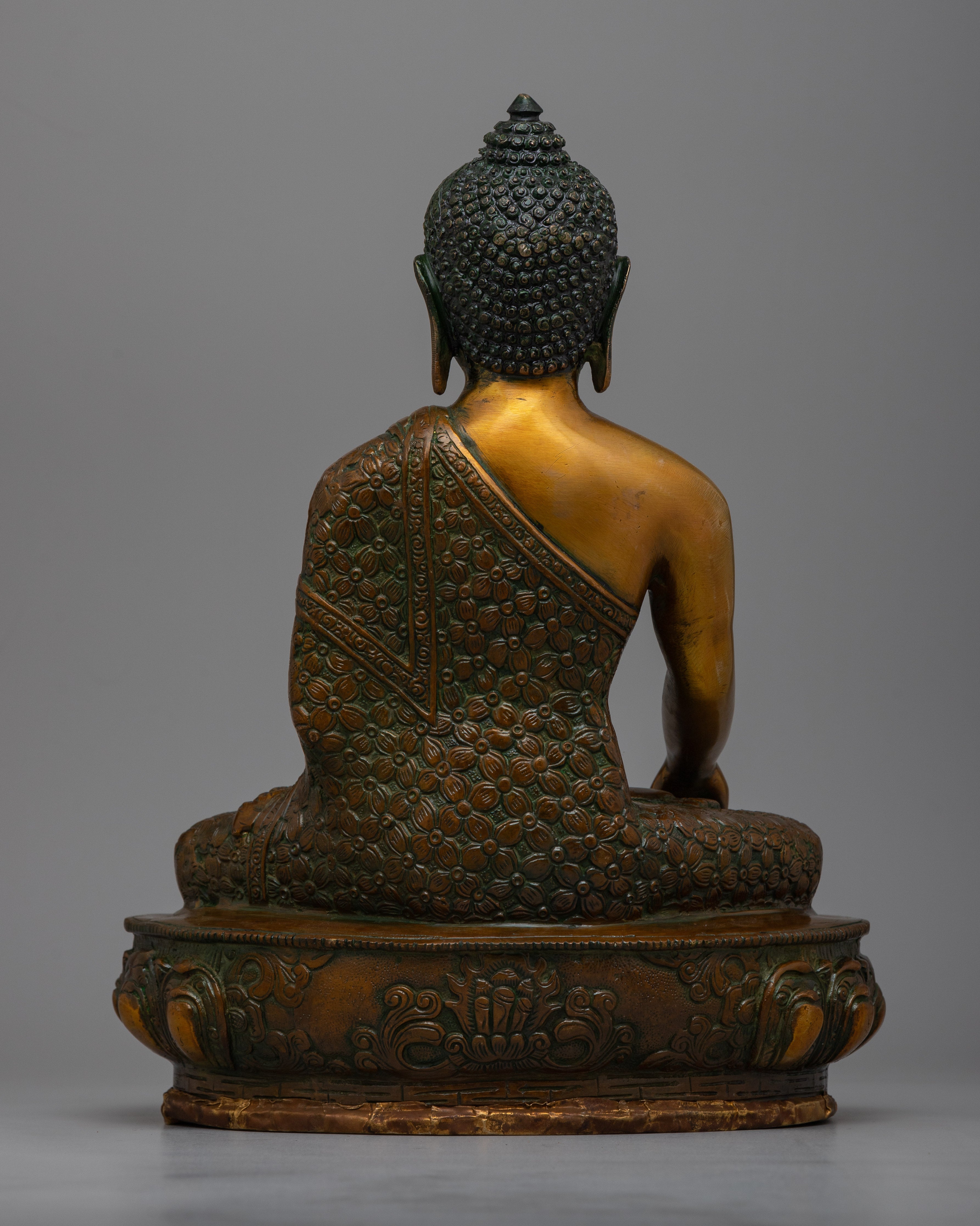 Shakyamuni Buddha Brass Statue | Peaceful Meditation Decor