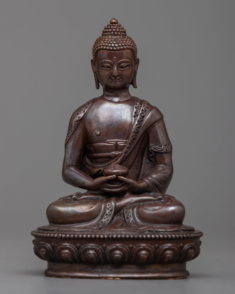 Copper Three Buddha Set Statue | Capture the Spiritual Essence of Triple Buddha's Gem