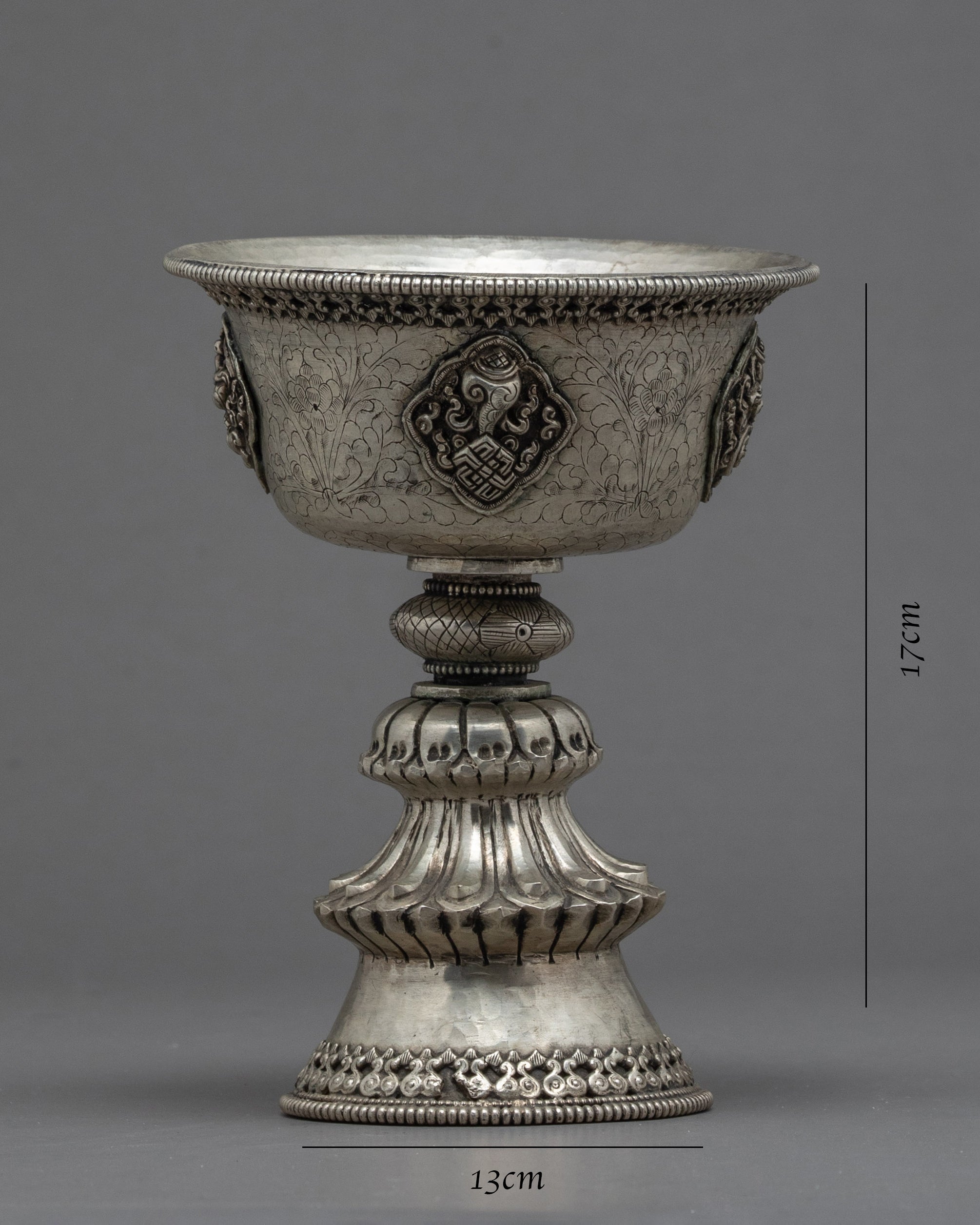 Buddhist Butter Lamp | Ritual Items | Handmade Vintage Lamp