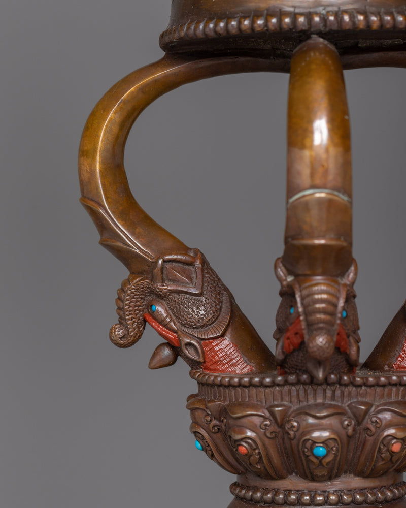 Copper Phurba Dagger | Embody the Wrathful Deity's Vigilance