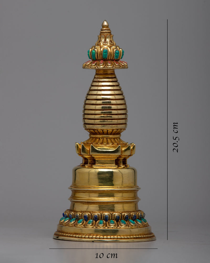 Copper Kadampa Stupa | Timeless Relic of Devotion and Spiritual Evolution