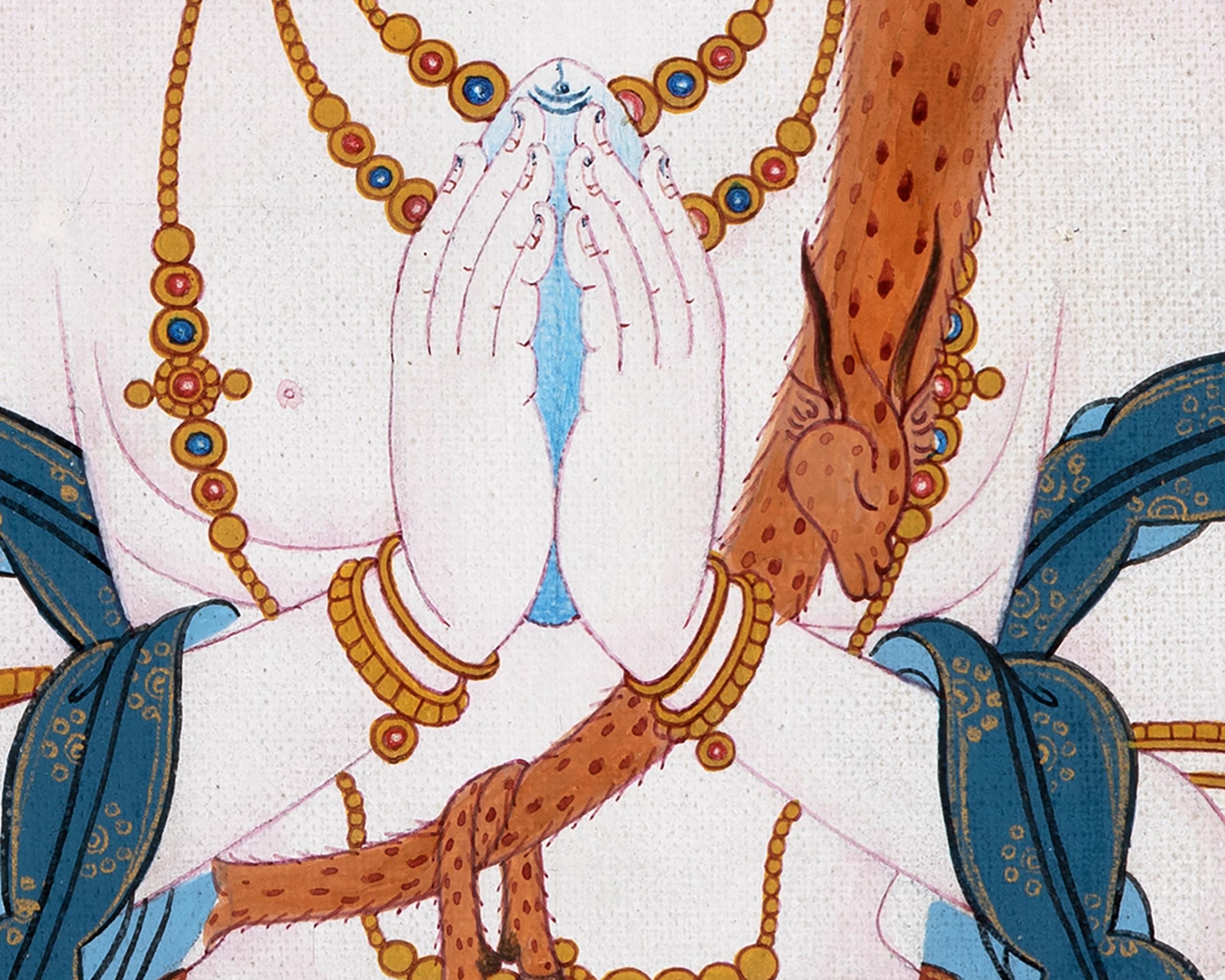 1000 armed Chenrezig Thangka | Traditional Art