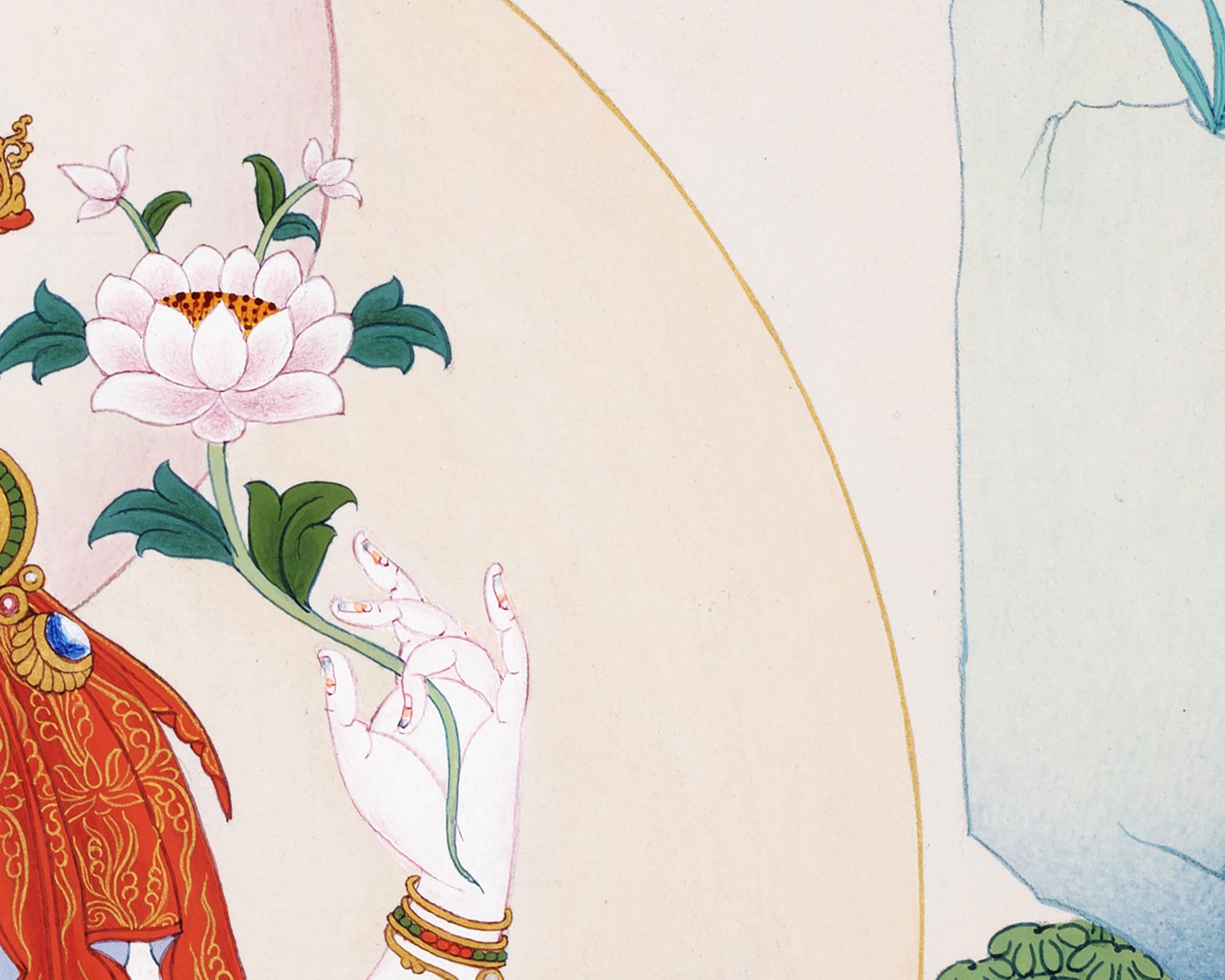 Namo Avalokiteshvara | Tibetan Chenrezig Thangka