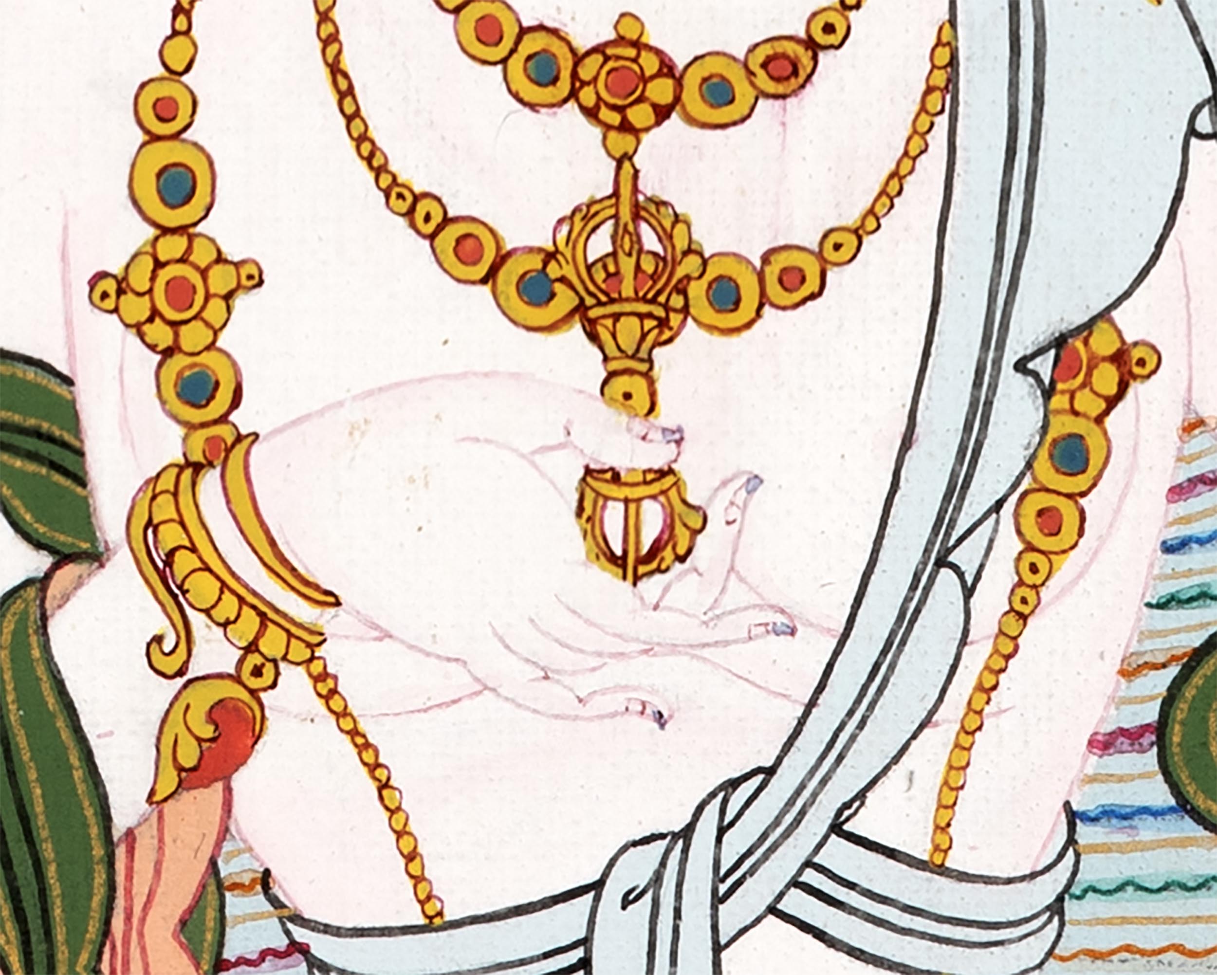 Buddha Vajrasattva | The Great Purifier Thangka | Art On Canvas