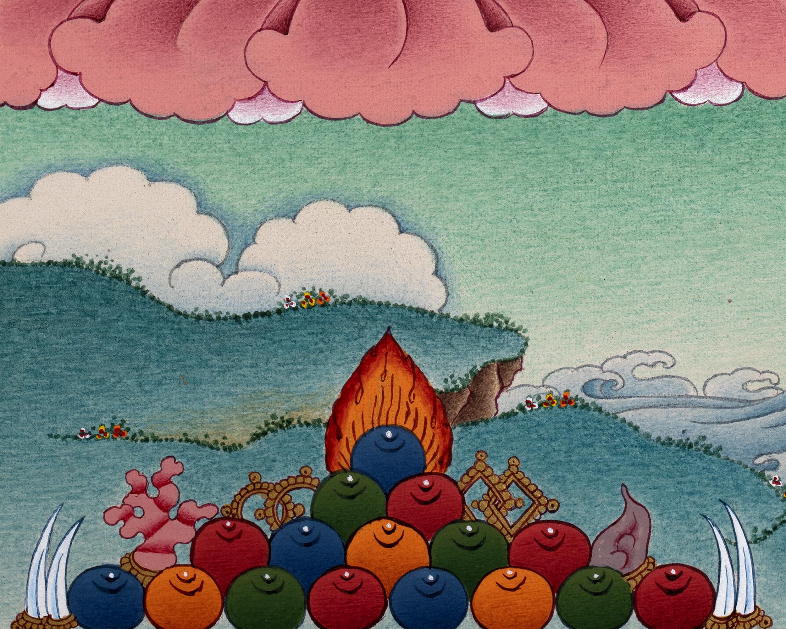 Sukhasiddhi Thangka | Dakini of Magical Illusion