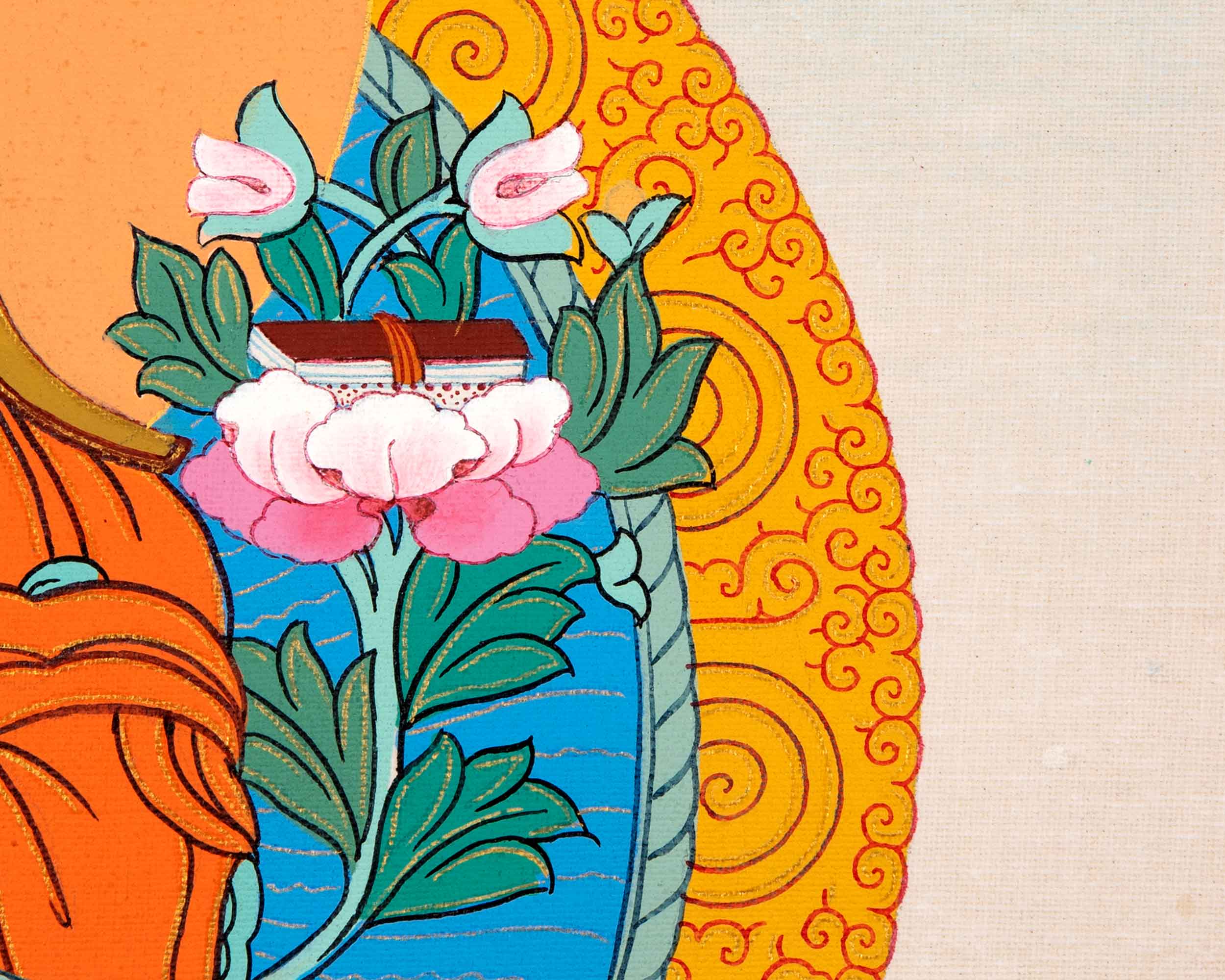 Tsongkhapa Thangka | Losang Dragpa | Tibetan Buddhist Master Art