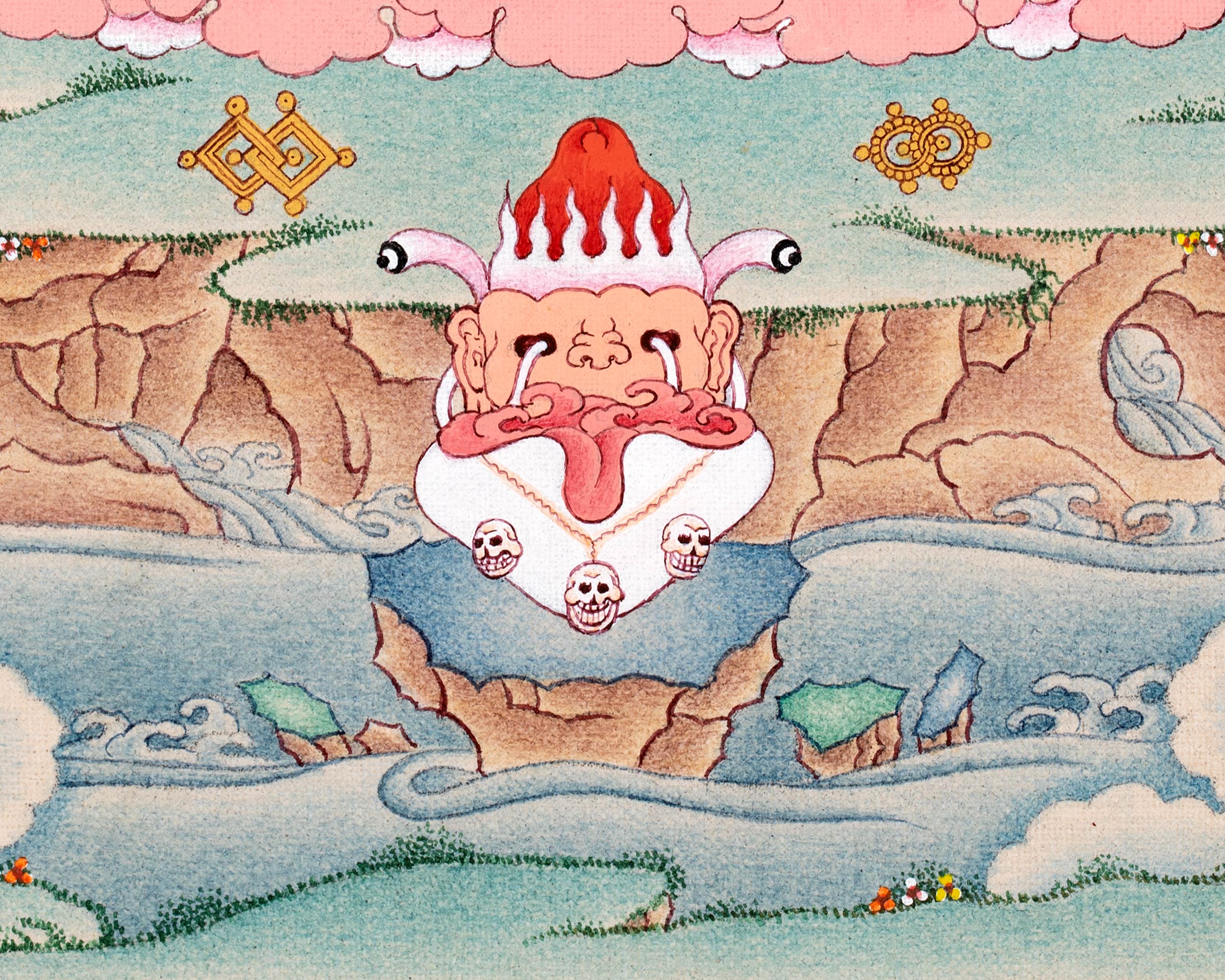 Vajrayogini Thangka | Handmade Buddhist Dakini Thangka