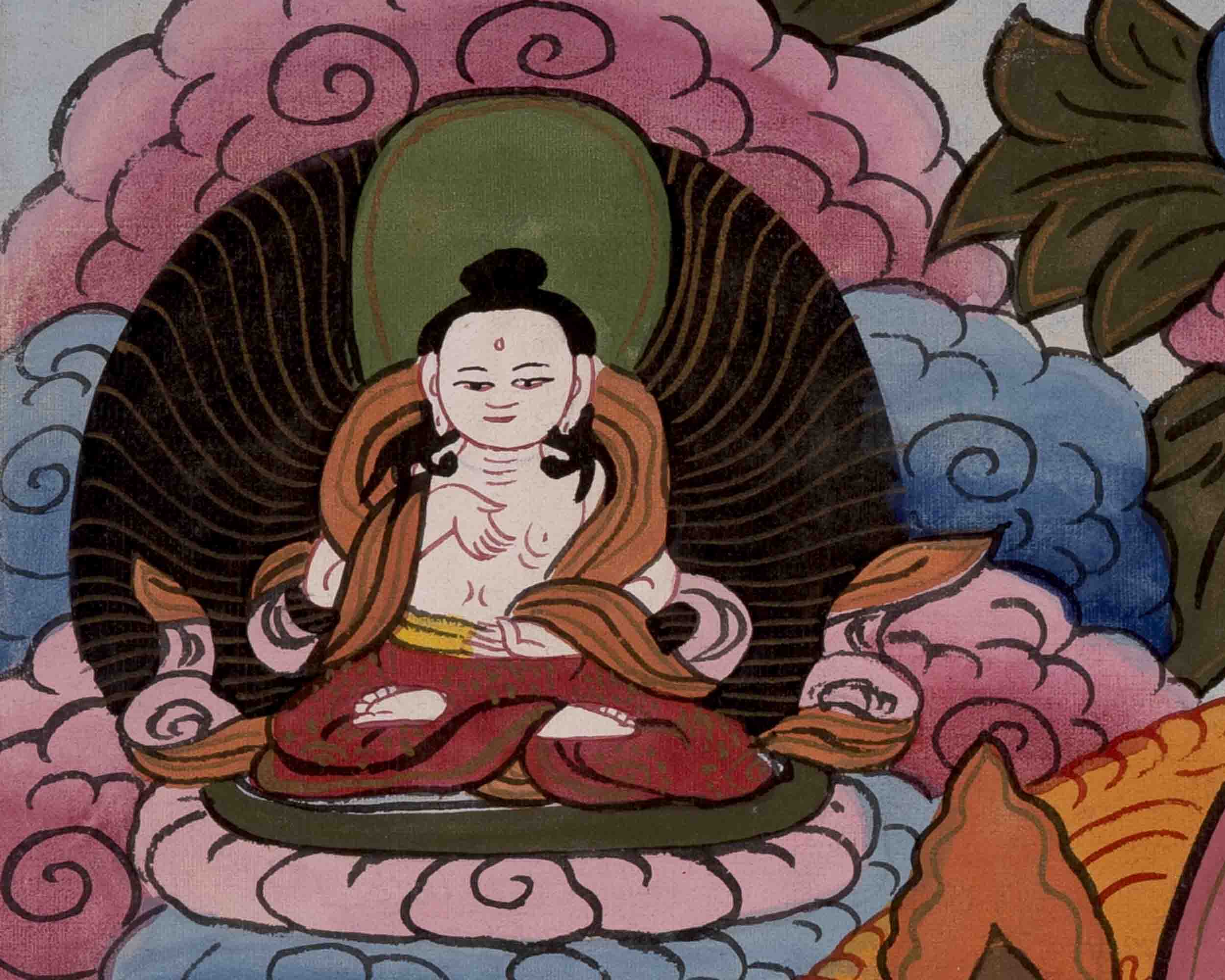 Namsangiti Thangka | Manjushree | Meditation Canvas Art