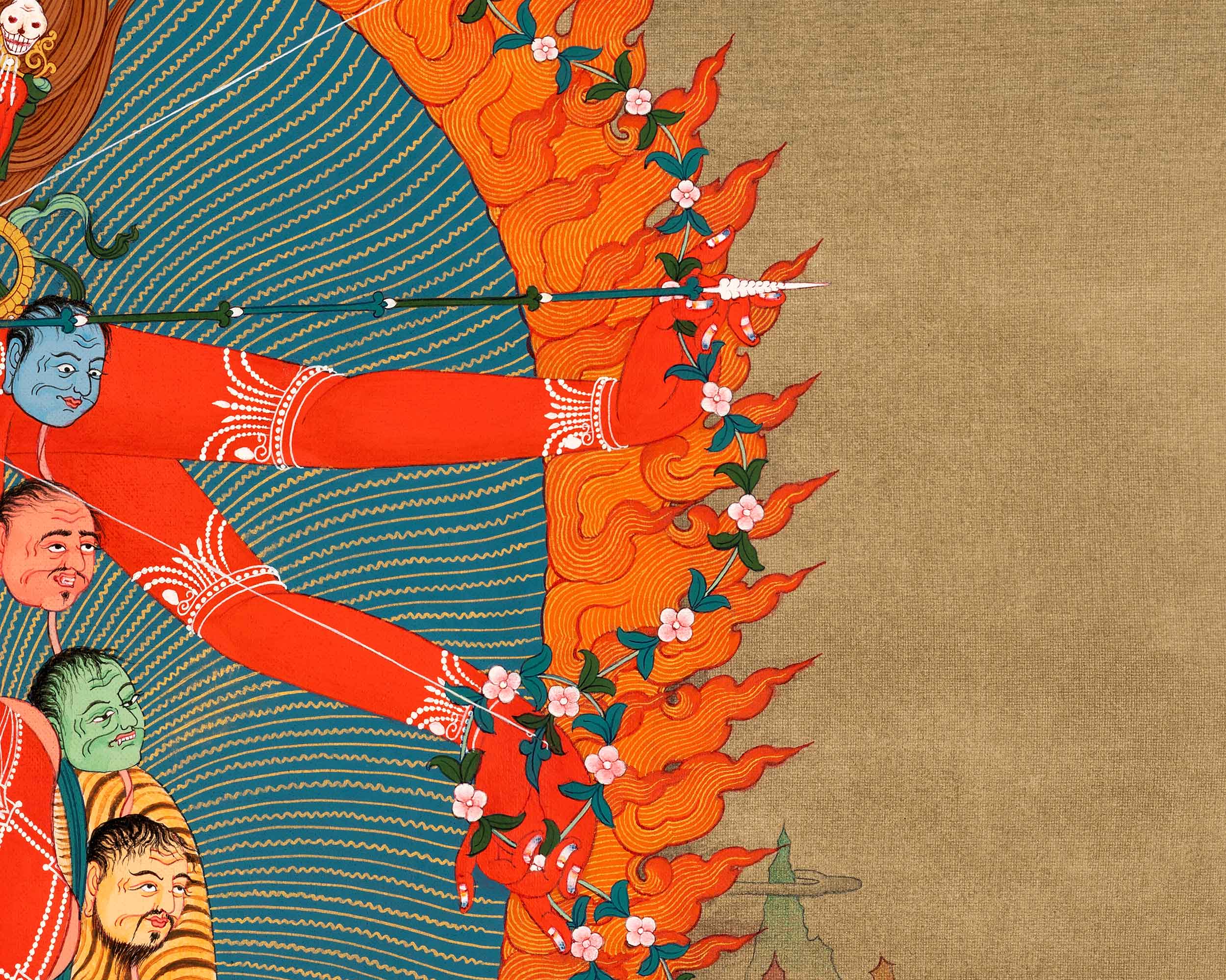 Kurukulla Thangka | Traditionally Hand Painted Art