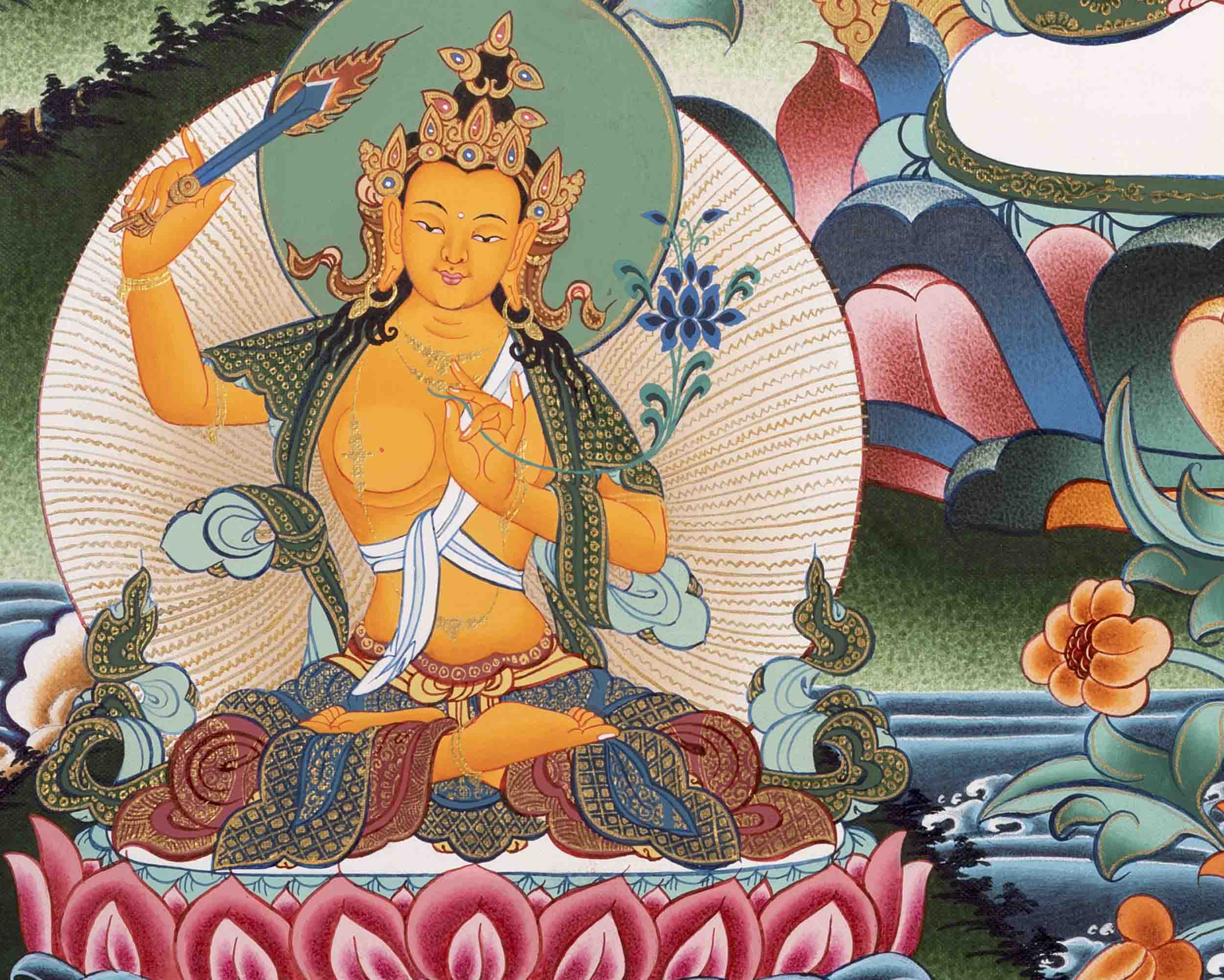 1000 Armed Avalokiteshvara Thangka | Religious Wall Decors