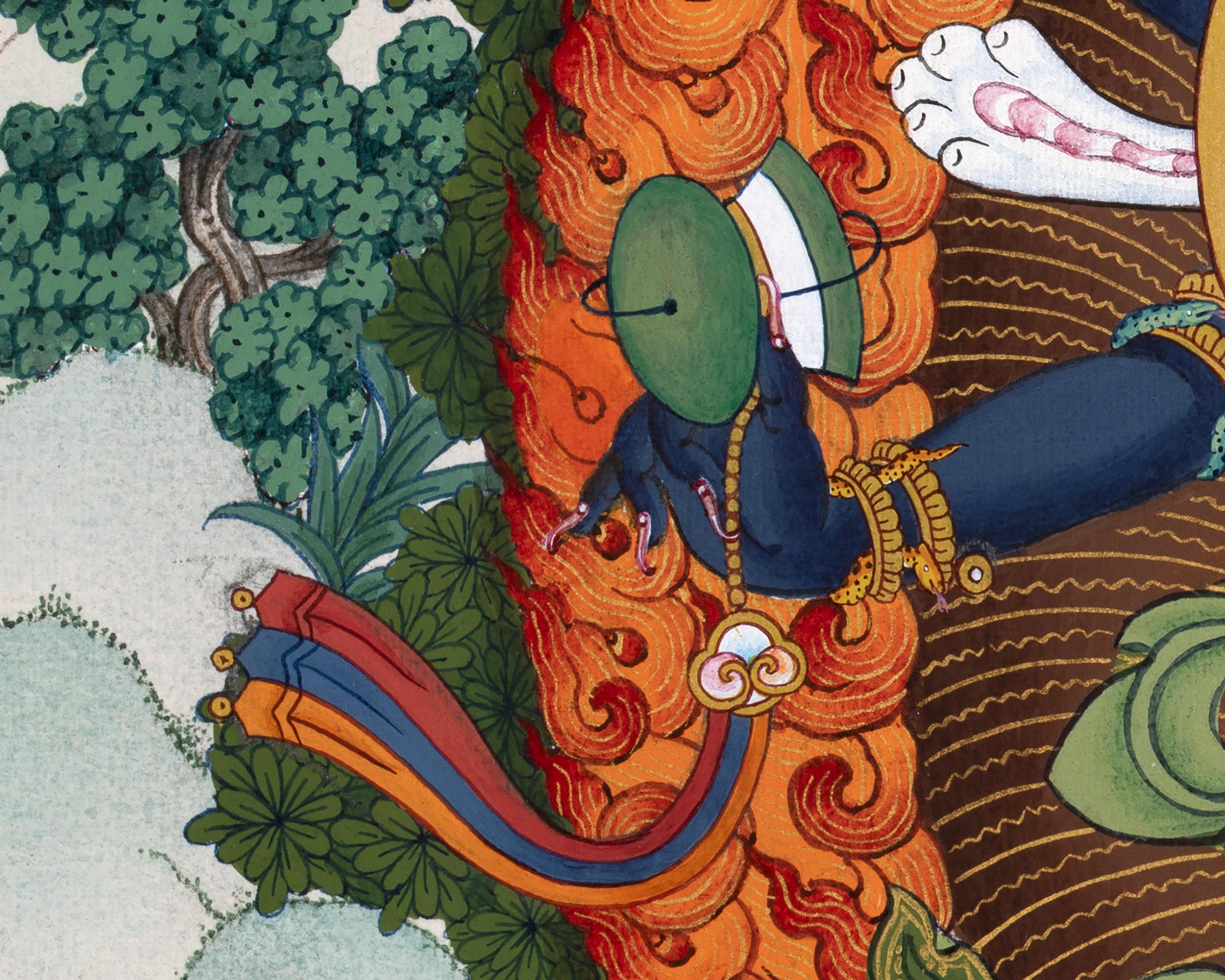 6 Armed Mahakala | Traditional Tibetan Thangka