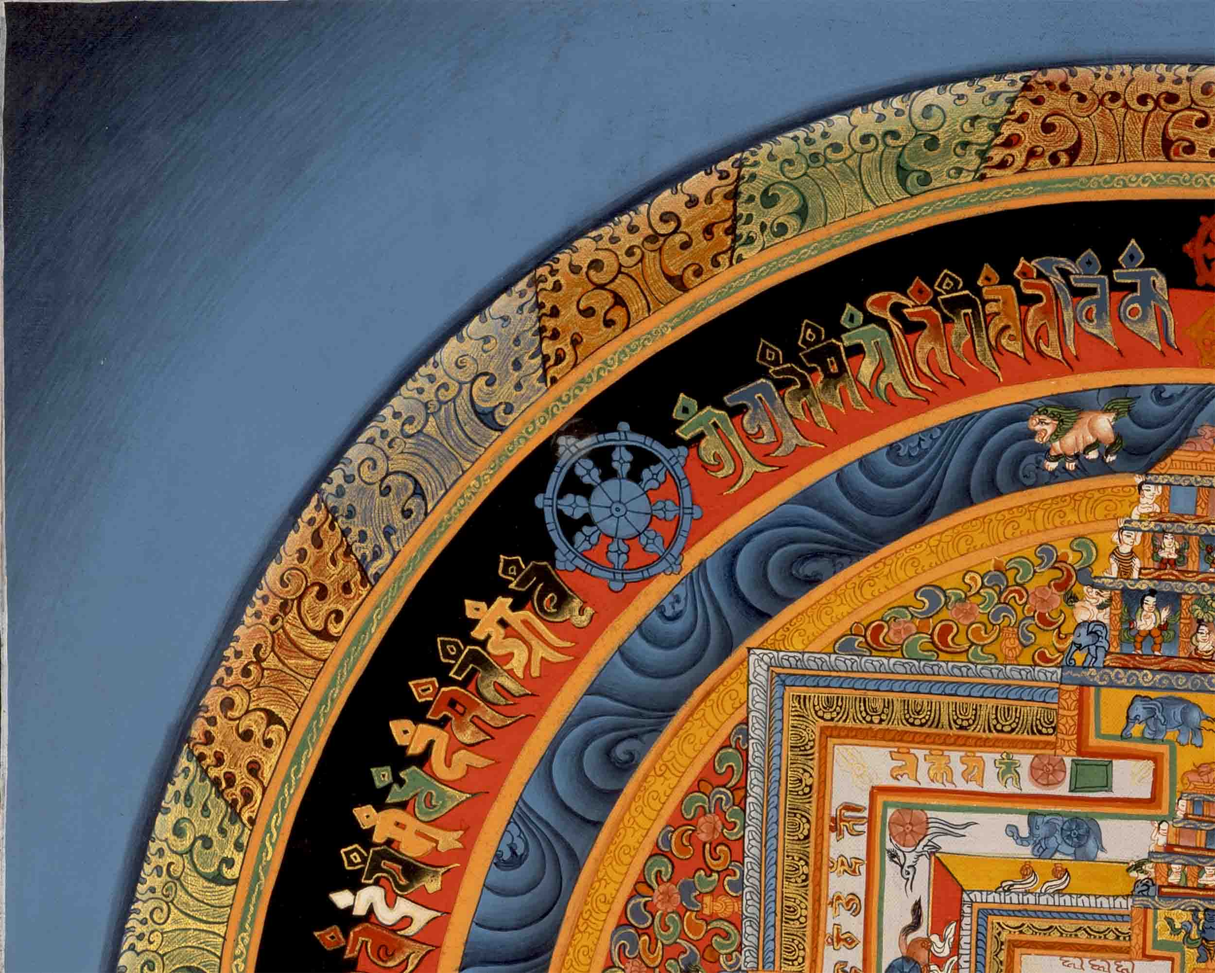 Kalachakra Mandala Tibetan Thangka | Zen Buddhism