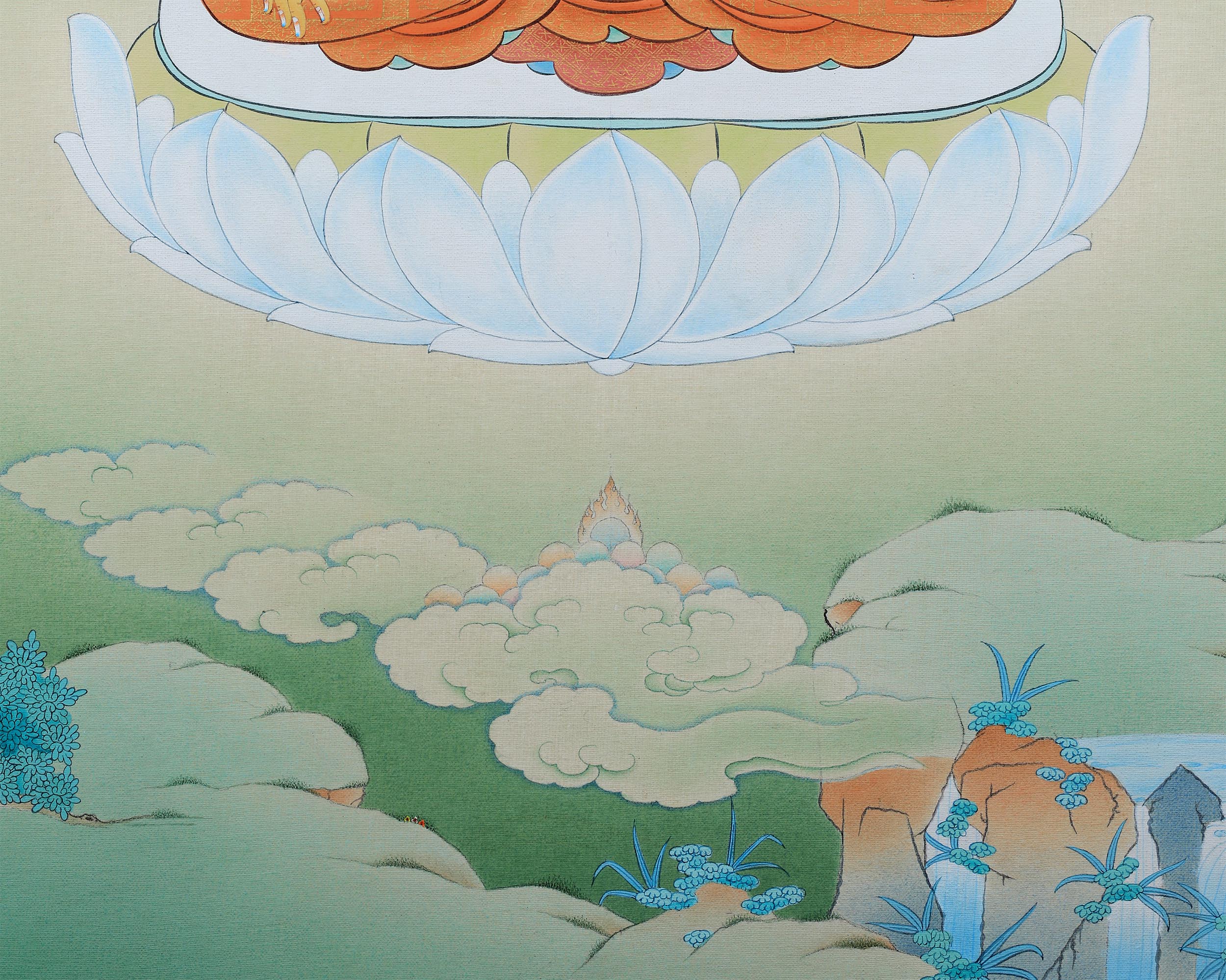 Buddha Shakyamuni, Tibetan Thangka Art