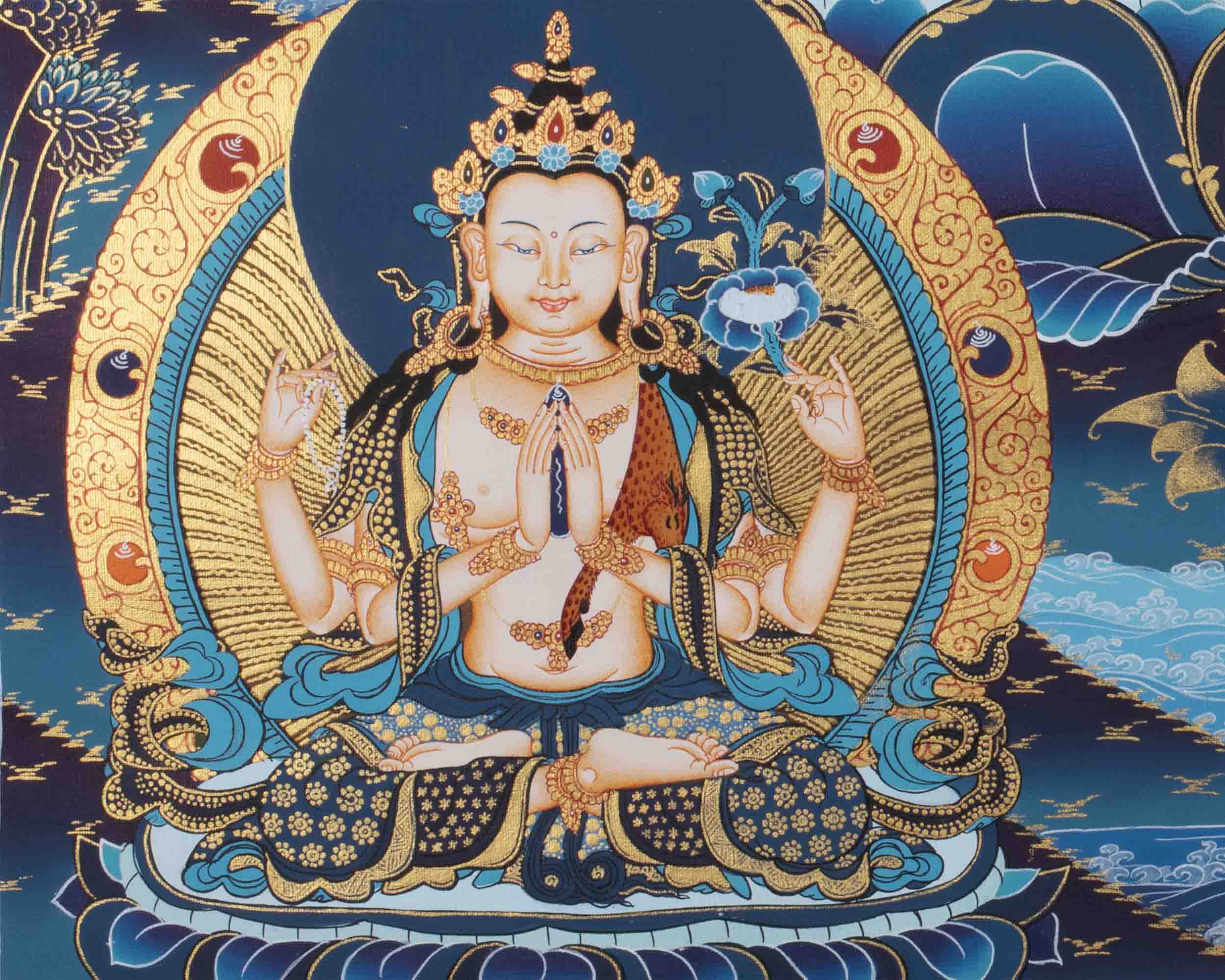 Manjushri Bodhisattva Print | Shrine Altar