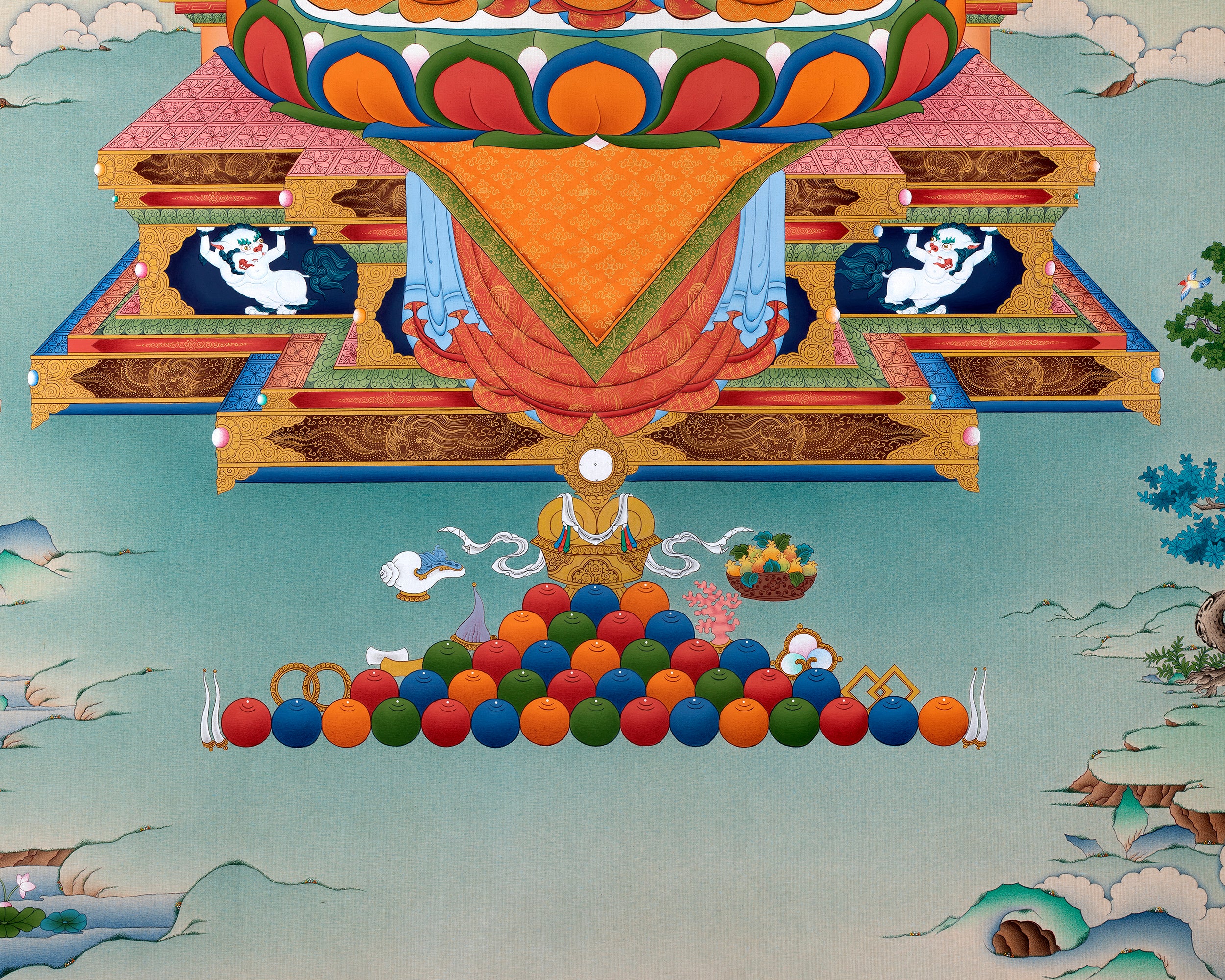 Medicine Buddha Thangka | Hand Painted Tibetan Art