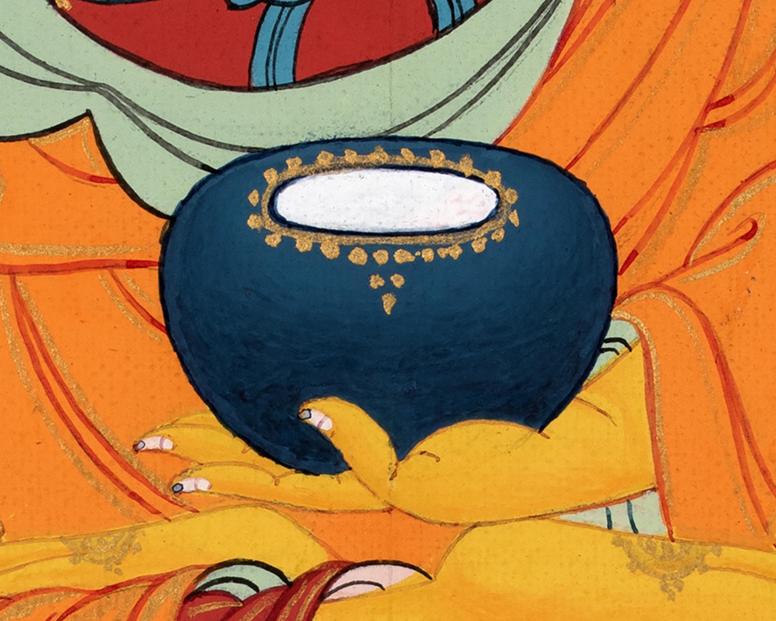 Tibetan Buddha Thangka | Hand Painted Art for Meditation