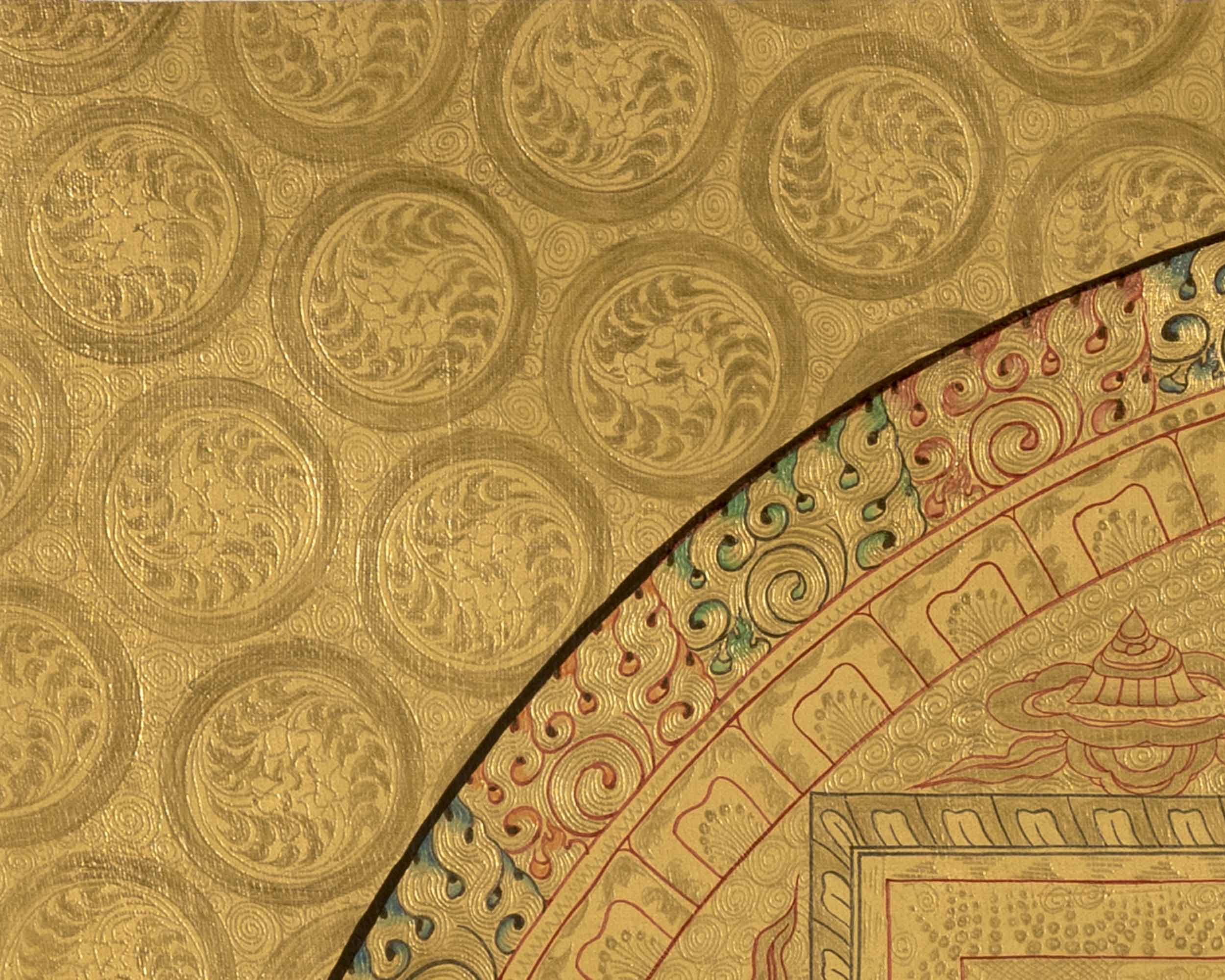 Green Tara Mandala |Tara Goddess Thangka