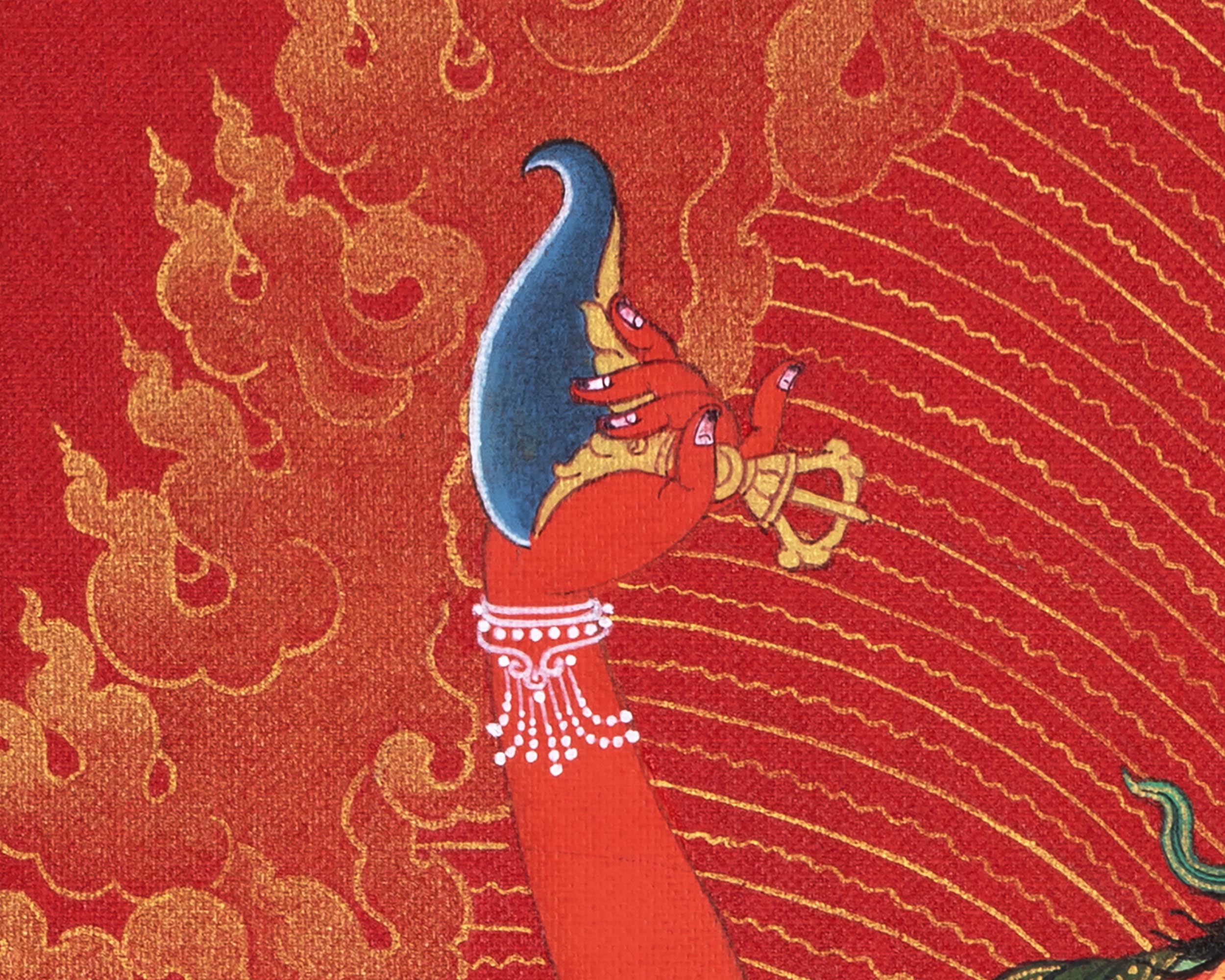 Vajravarahi Thangka | Tibetan Dorje Phagmo Painting