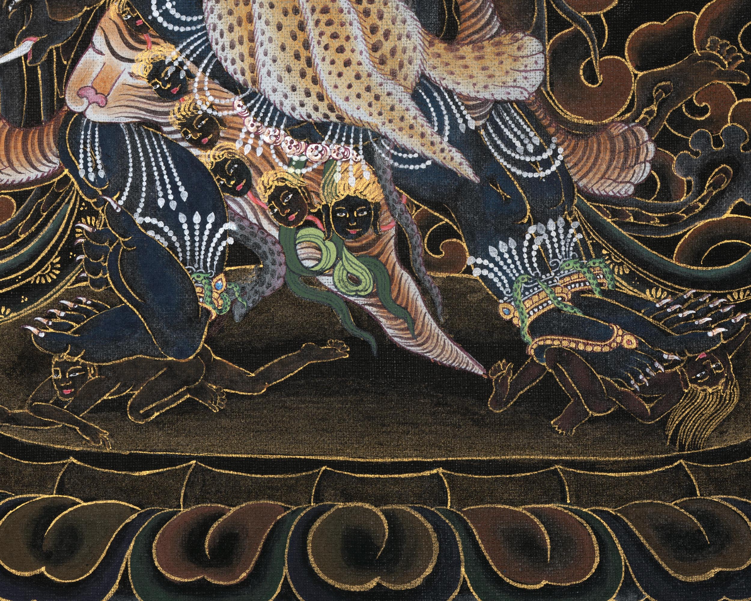 Phurba Vajrakilaya Thangka | Traditional Buddhist Art