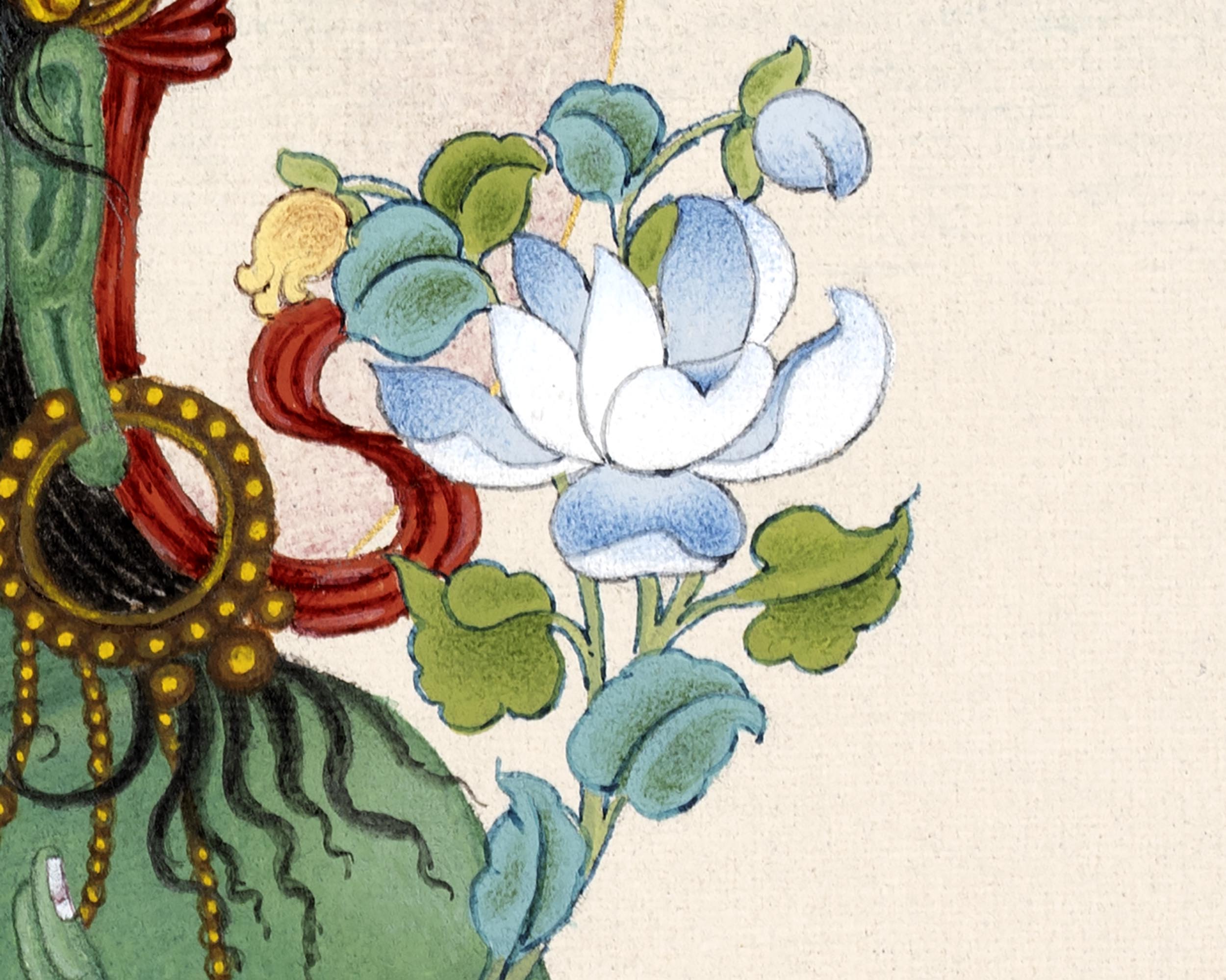 Green Tara Thangka | Himalayan Paintings | Hand-Painted with 24k Gold