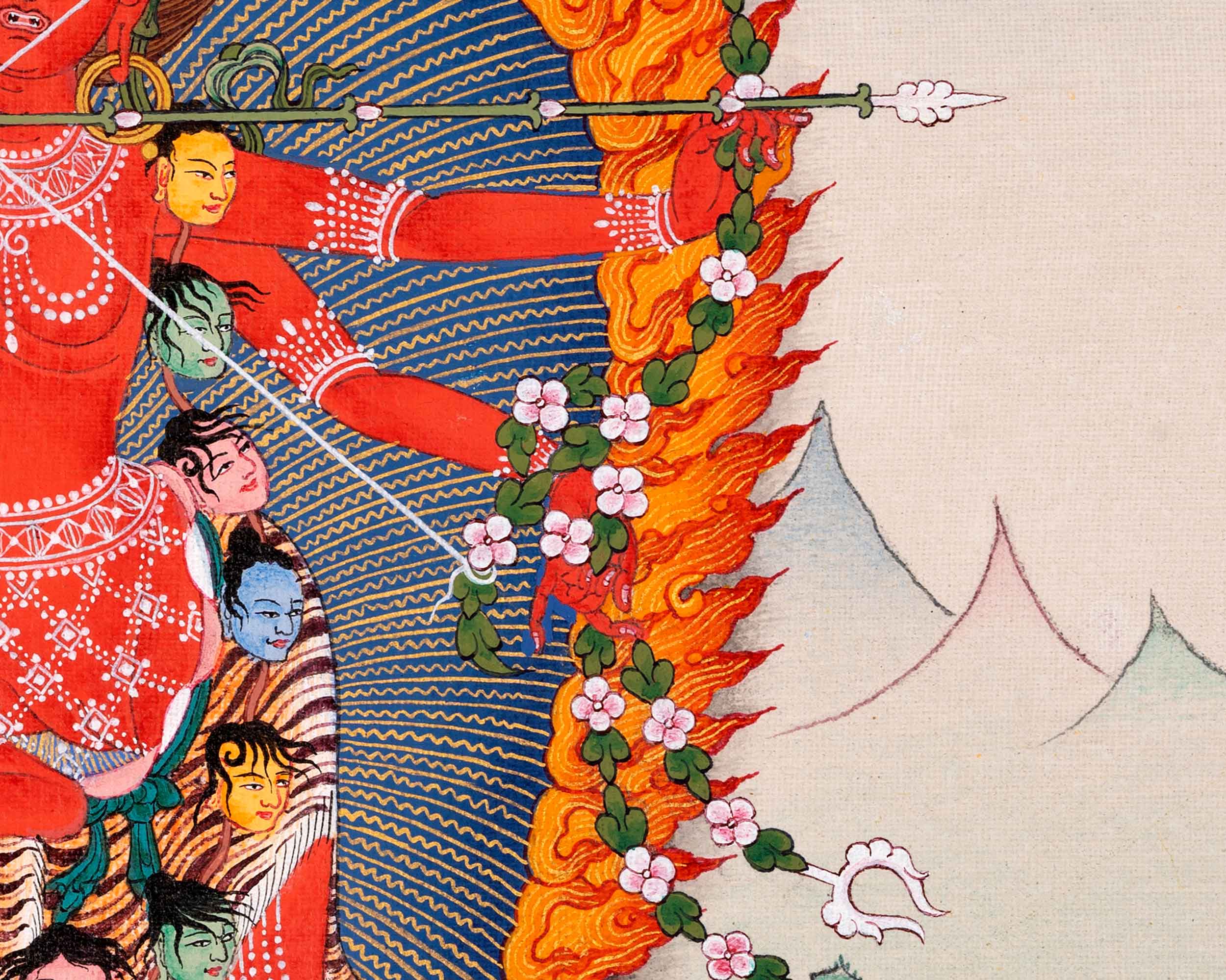 Kurukulla Dakini | Traditional Hand Painted Art