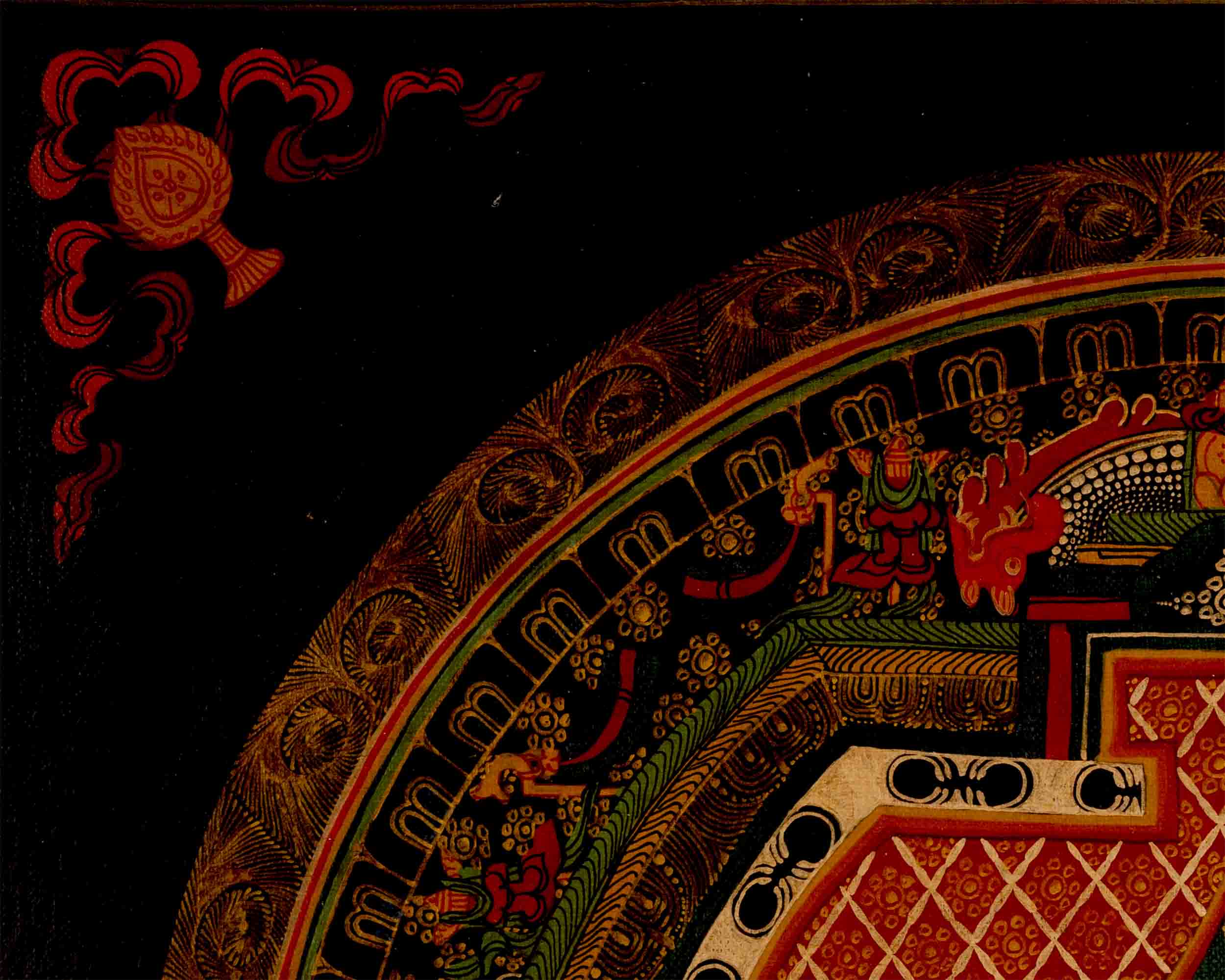 Mandala Tibetan Buddhist Thangka | Zen Buddhism