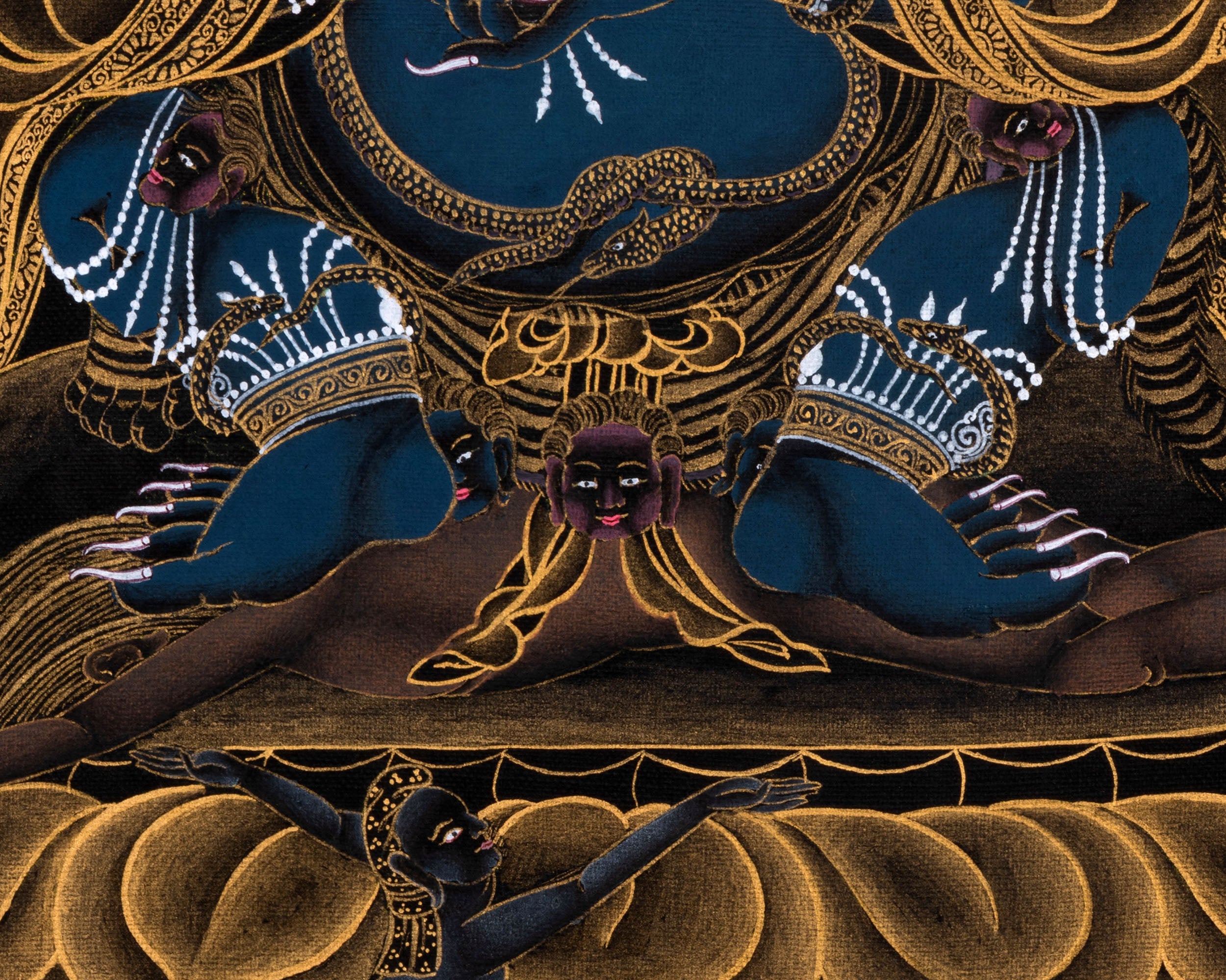 Sakya Mahakala | Protector Deity Thangka