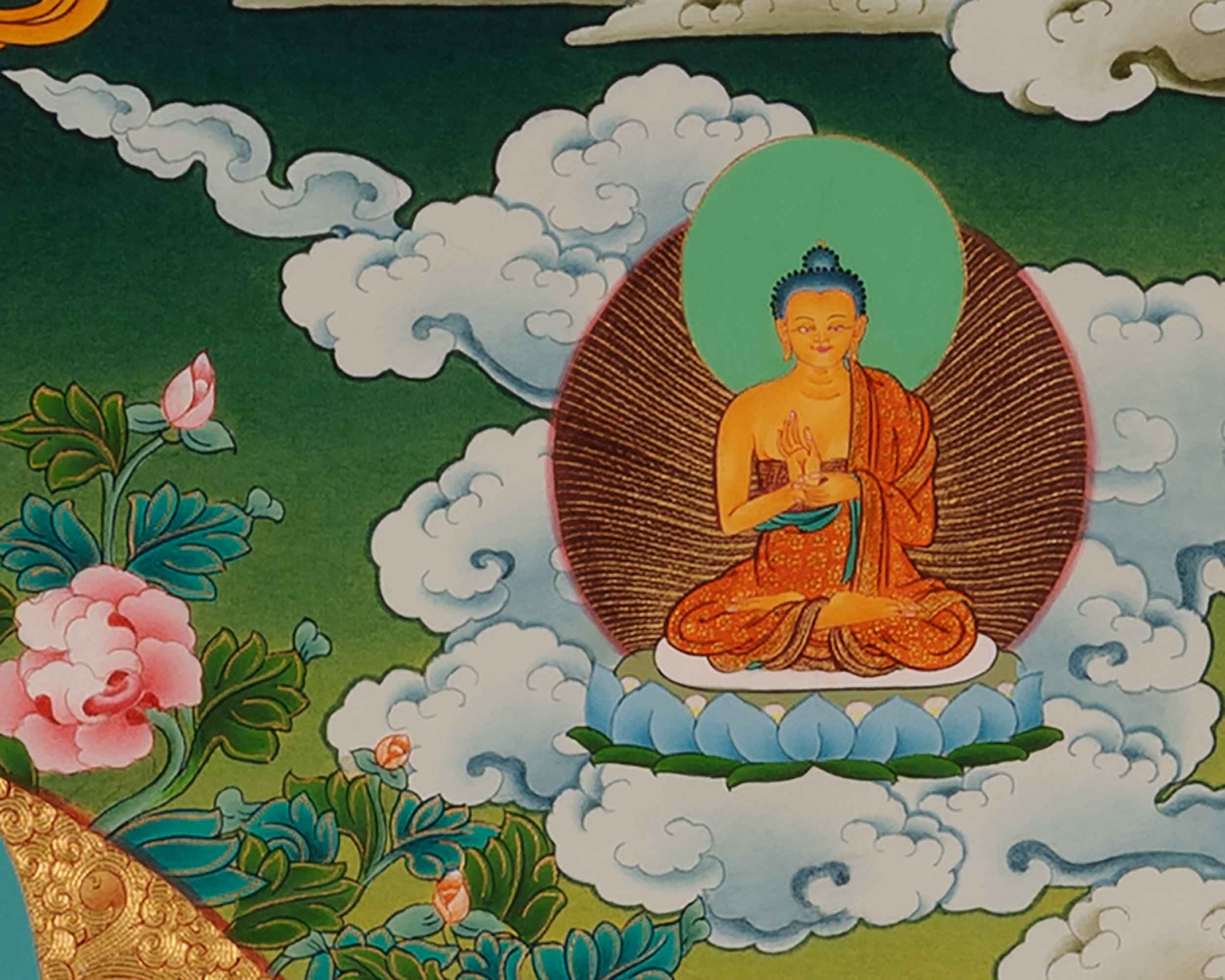 Buddha Siddhartha Gautama Thangka | Historical Buddha Thangka Painting