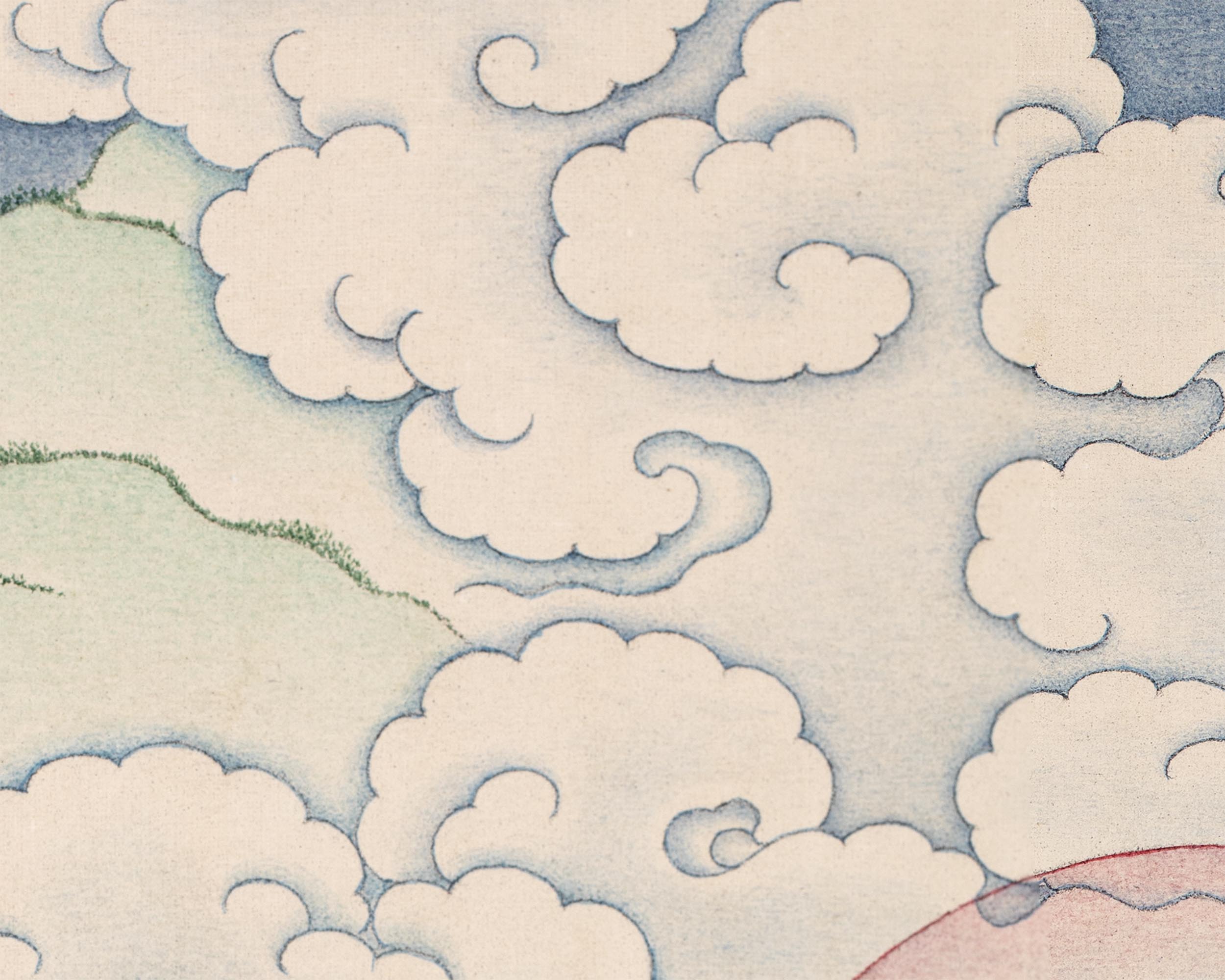 Traditional Karma Gadri Thangka Of Guru Rinpoche | Padmasambhava