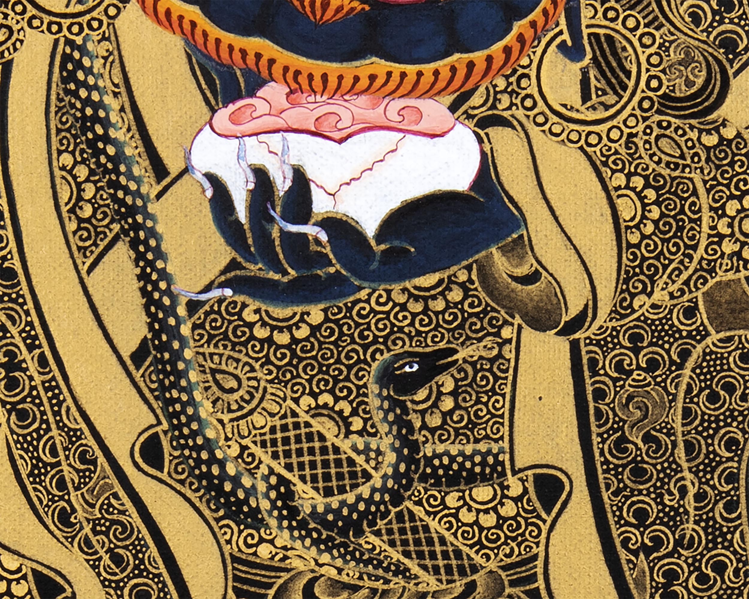 Dorje Bernakchen | The Great Black Cloak | Mahakala Thangka