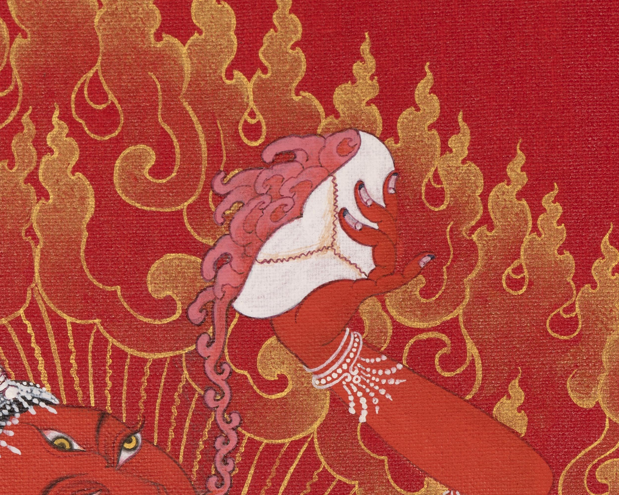 Vajrayogini Thangka | Handmade Tibetan Art | Dakini Painting