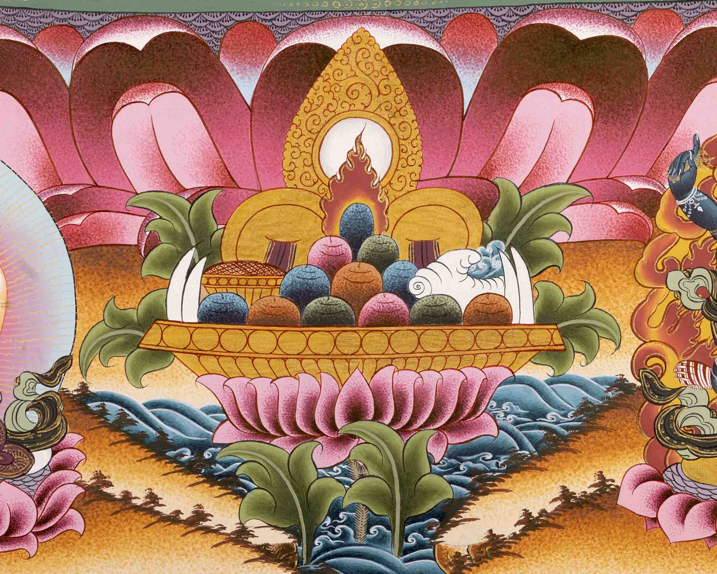Religious Manjushree Thangka | Thangka Painting