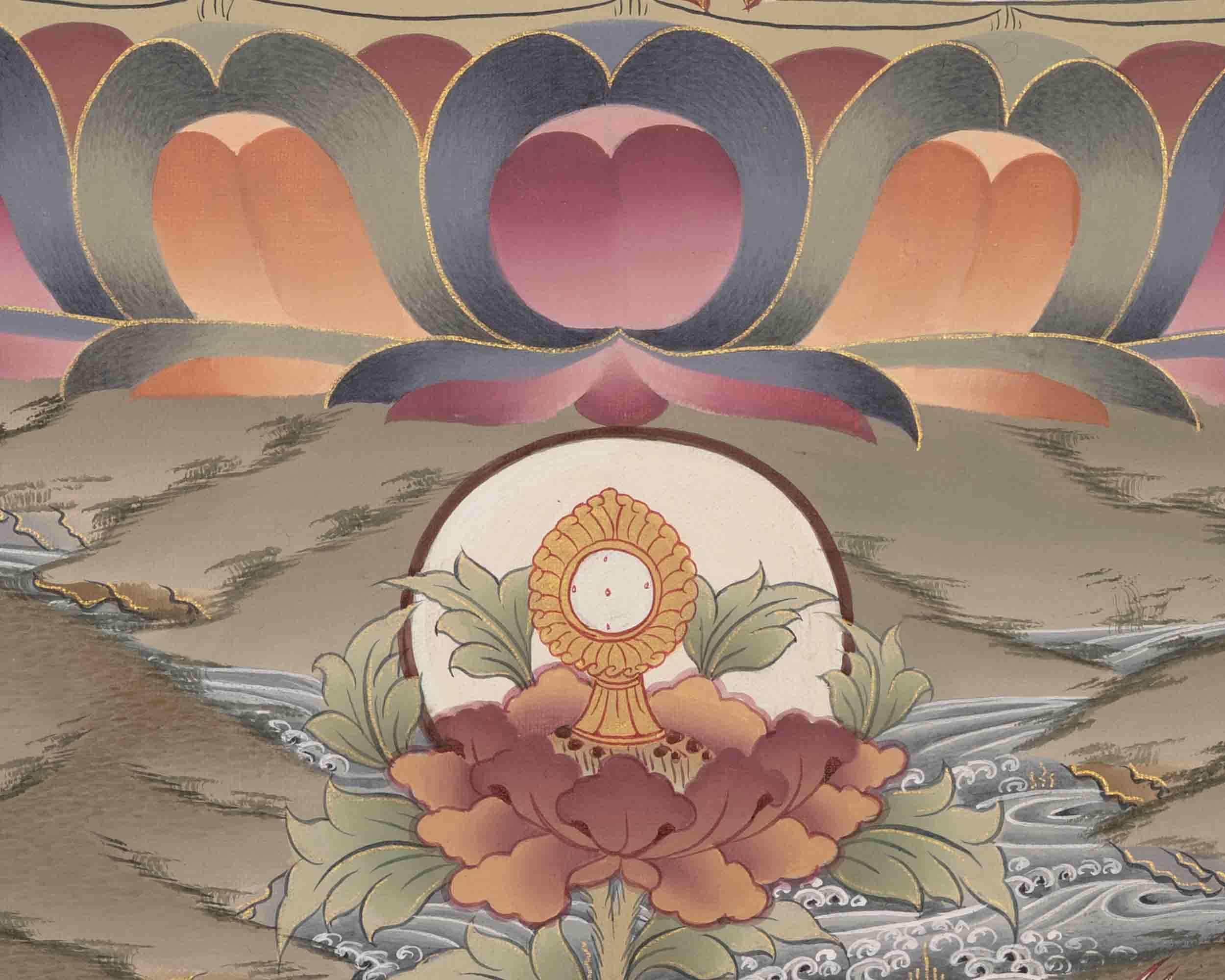 Medicine Buddha Thangka | Wall Decor Painting