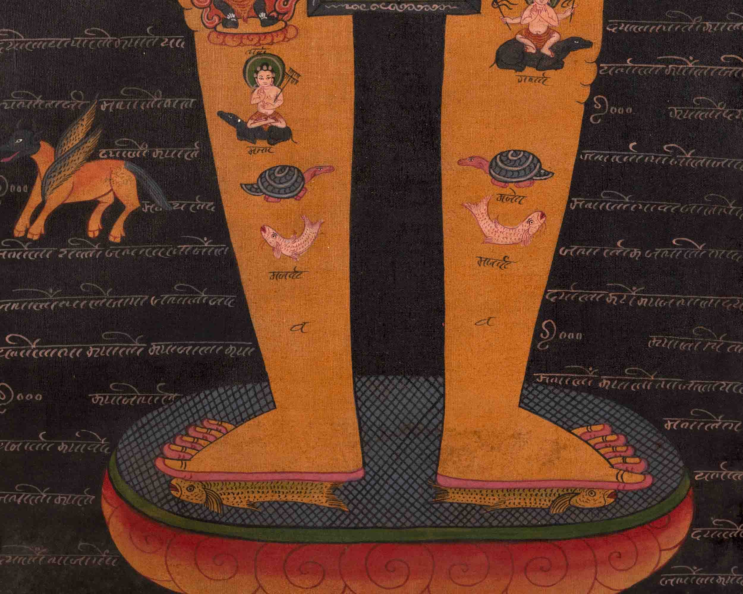 7 Chakra Kundalini Healing Chakra System Thangka | Art Painting