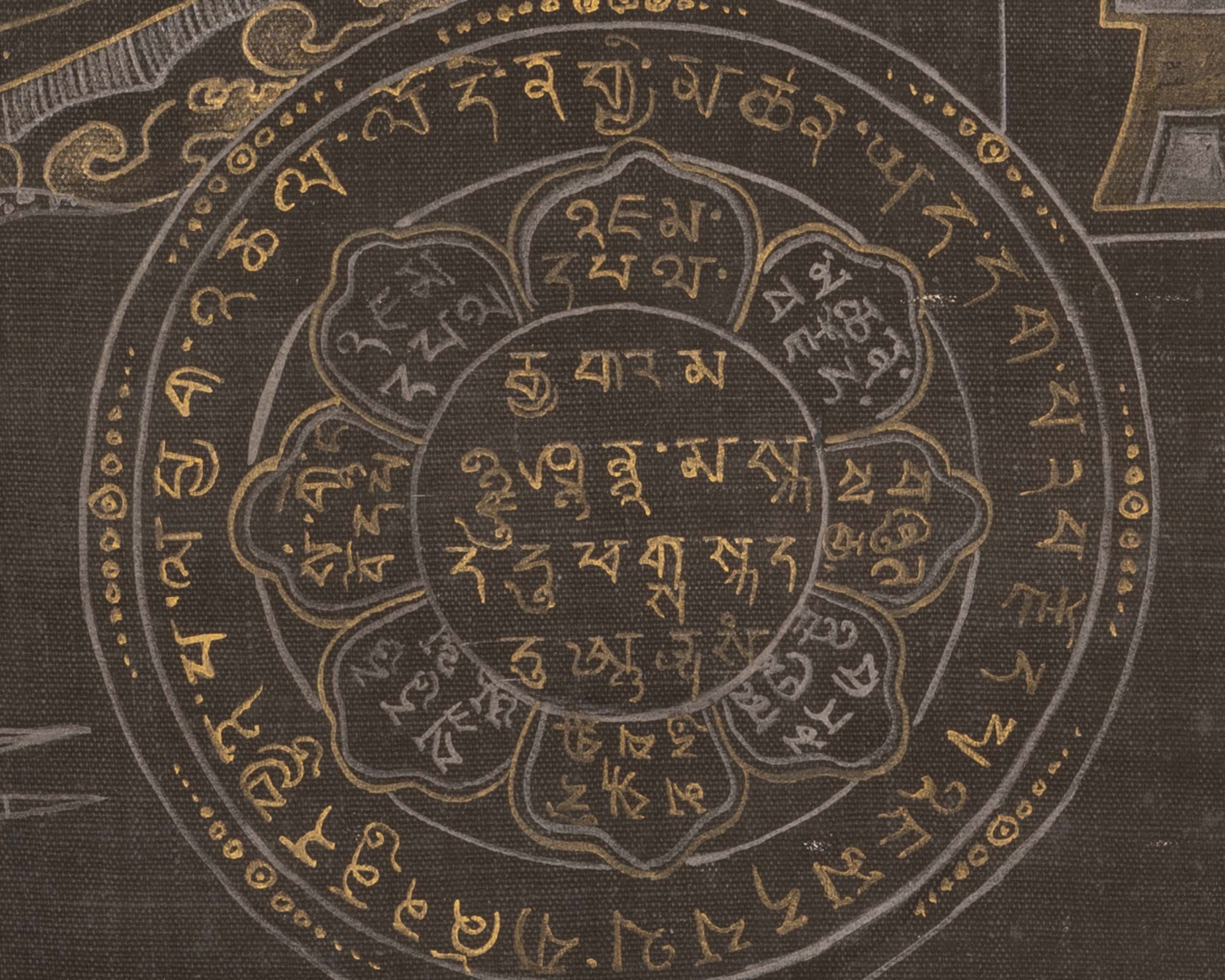 Tibetan Calendar Thangka | Traditional Artwork | Wall Decors